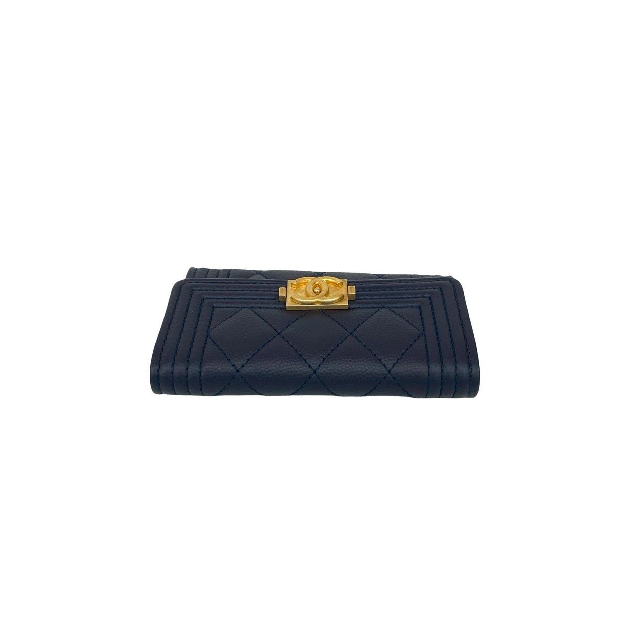 Chanel Chanel CHANEL Boy Chanel Caviar Card Case Leather Card Case DUTY FREE for USA Size ONE SIZE - 4 Thumbnail
