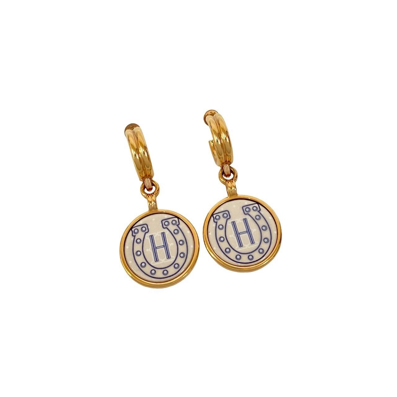 Hermes Hermes Hermès Desert Door Earrings Metal Earrings DUTY FREE for USA Size ONE SIZE - 2 Thumbnail