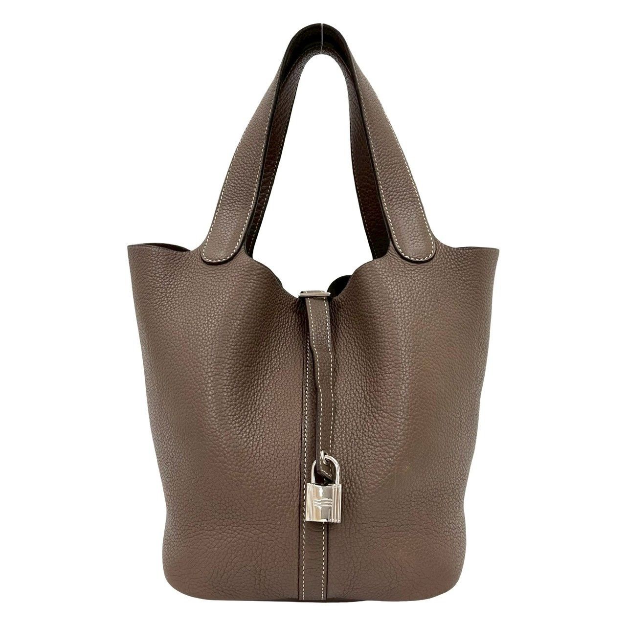 Hermes Hermes Hermes Picotin Lock MM Taurillon Clemence Handbag Leather Handbag Stamp L (2008) DUTY FREE for USA Size ONE SIZE - 2 Thumbnail