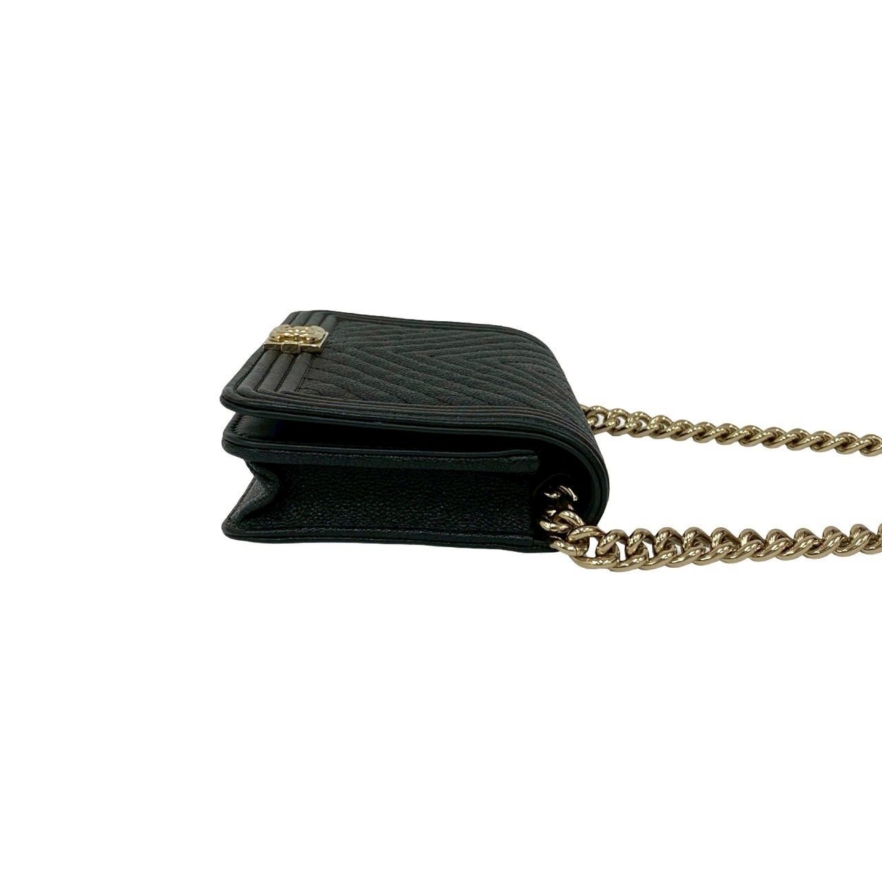 Chanel Chanel CHANEL Boy Chanel Caviar Skin Shoulder Bag Leather Shoulder Bag DUTY FREE for USA Size ONE SIZE - 7 Thumbnail