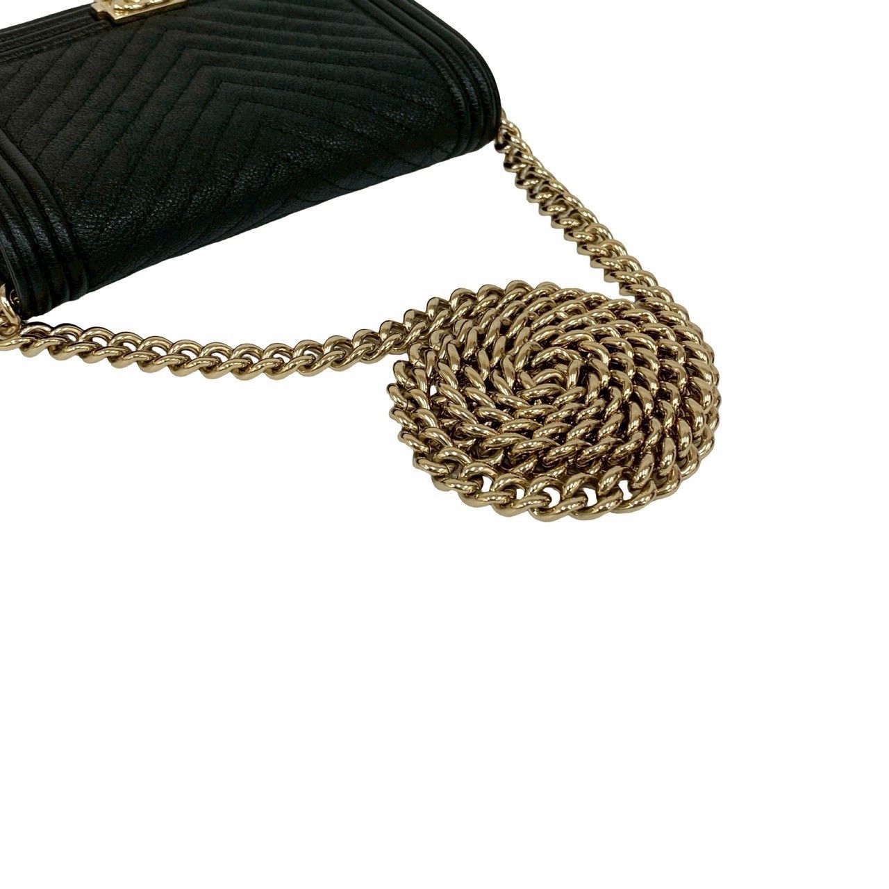 Chanel Chanel CHANEL Boy Chanel Caviar Skin Shoulder Bag Leather Shoulder Bag DUTY FREE for USA Size ONE SIZE - 5 Thumbnail