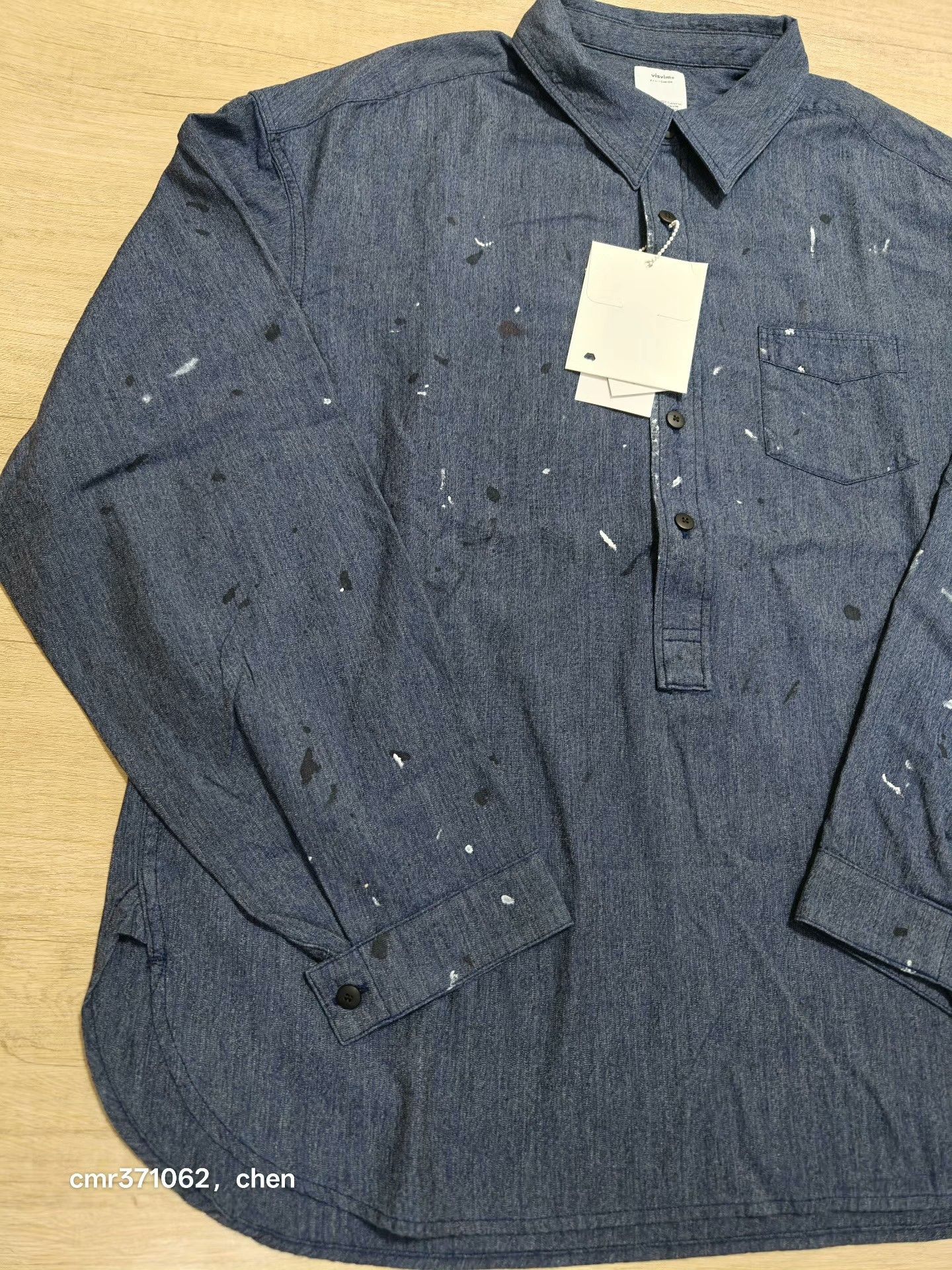 Visvim VISVIM 26SS 1910 P.O. CHAMBRAY L/S Size US M / EU 48-50 / 2 - 8 Thumbnail