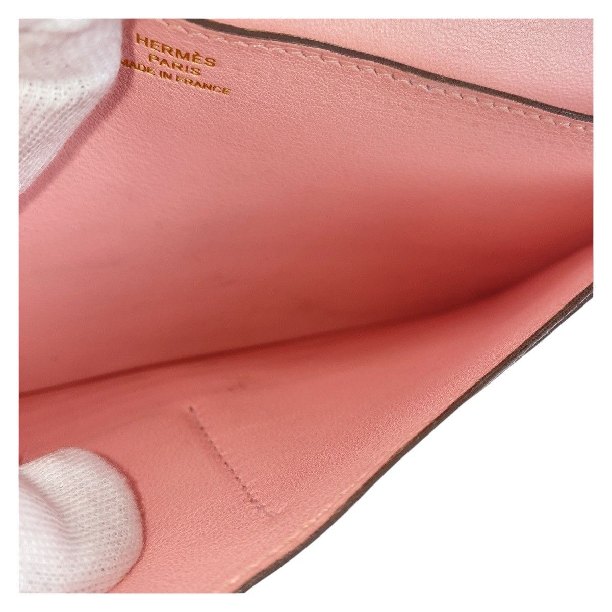 Hermes Hermès Dogon Long Veau Swift Long Wallet Leather Long Wallet Stamp T DUTY FREE for USA