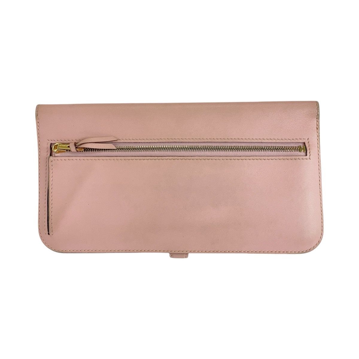 Hermes Hermès Dogon Long Veau Swift Long Wallet Leather Long Wallet Stamp T DUTY FREE for USA