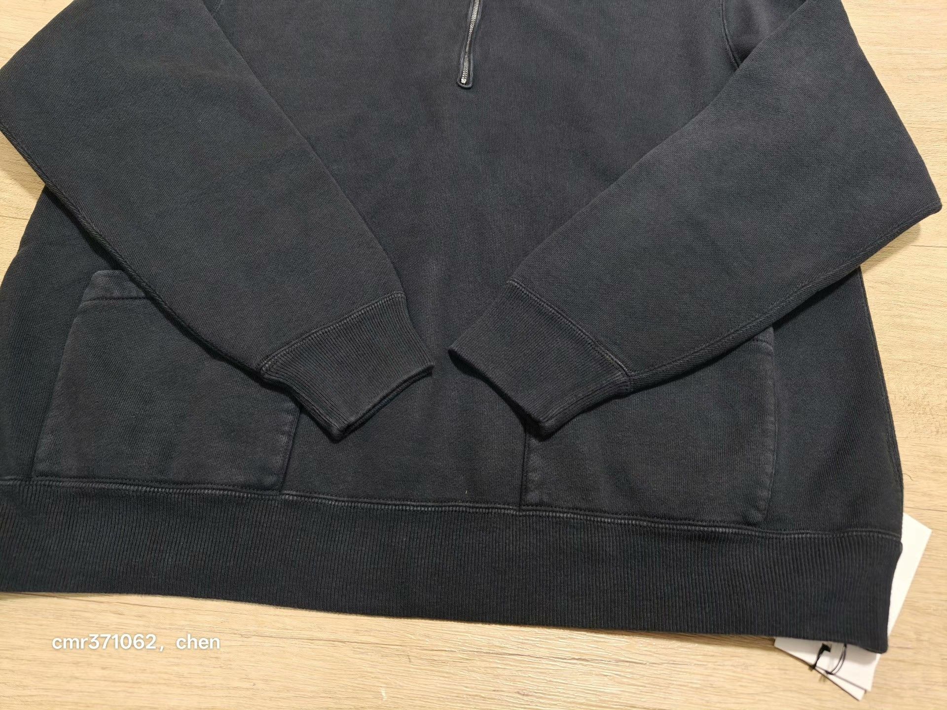 A.PRESSE A.PRESSE VINTAGE SAILOR HOOD HALF ZIP Size US L / EU 52-54 / 3 - 4 Thumbnail