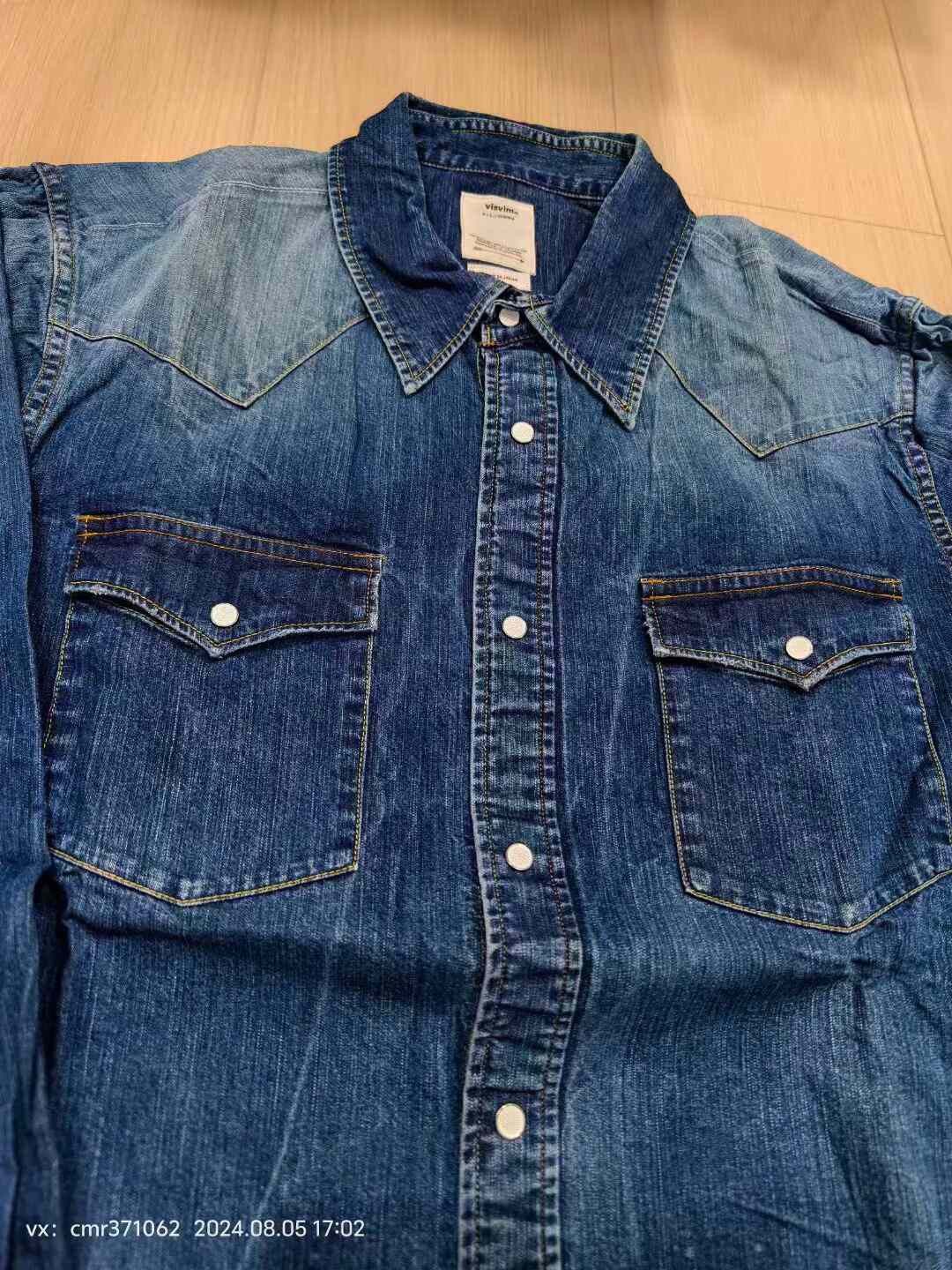 Visvim visvim 19AW Bandito Dry Denim Shirt Size US XL / EU 56 / 4 - 6 Thumbnail