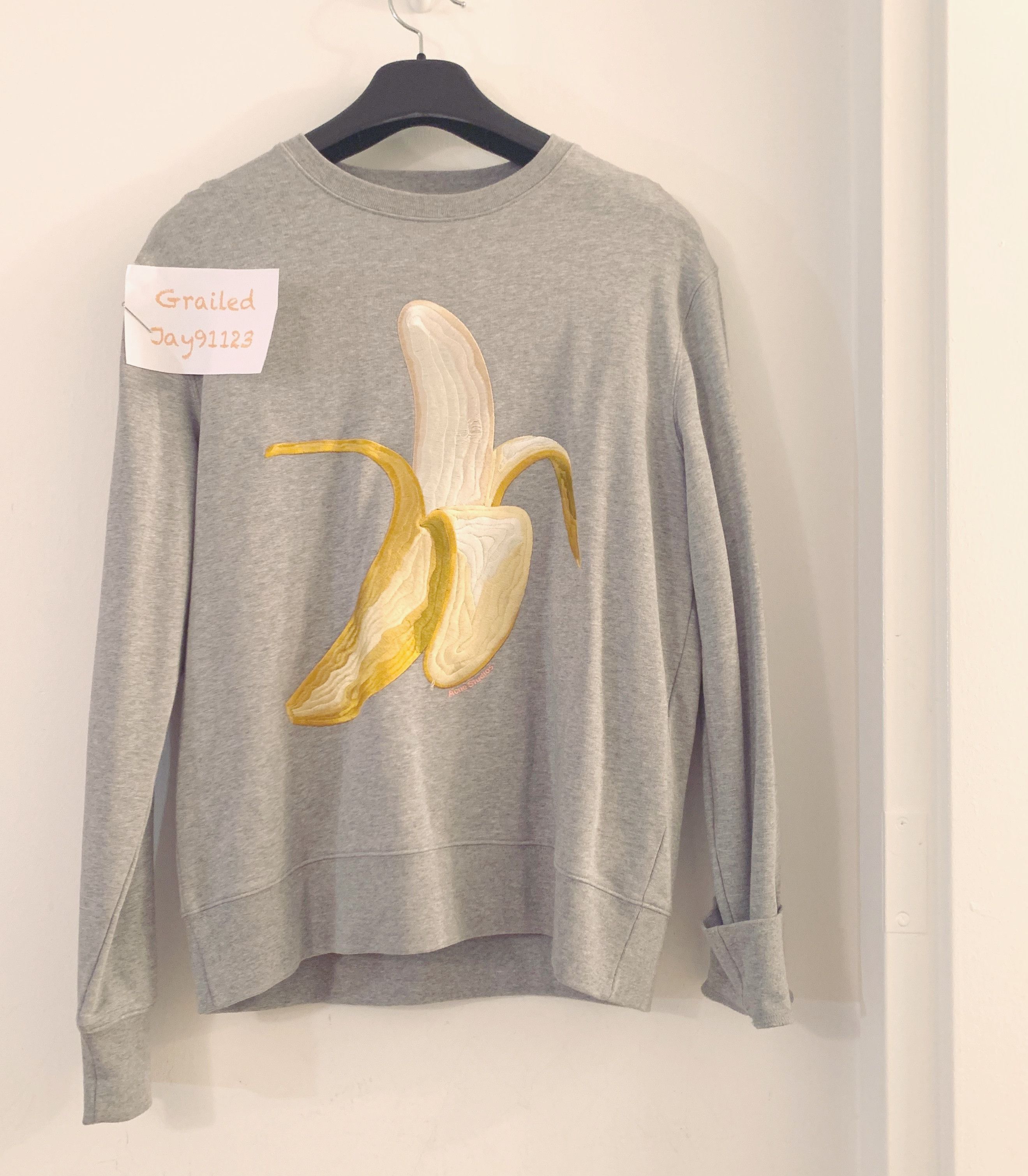 Acne sales banana sweatshirt