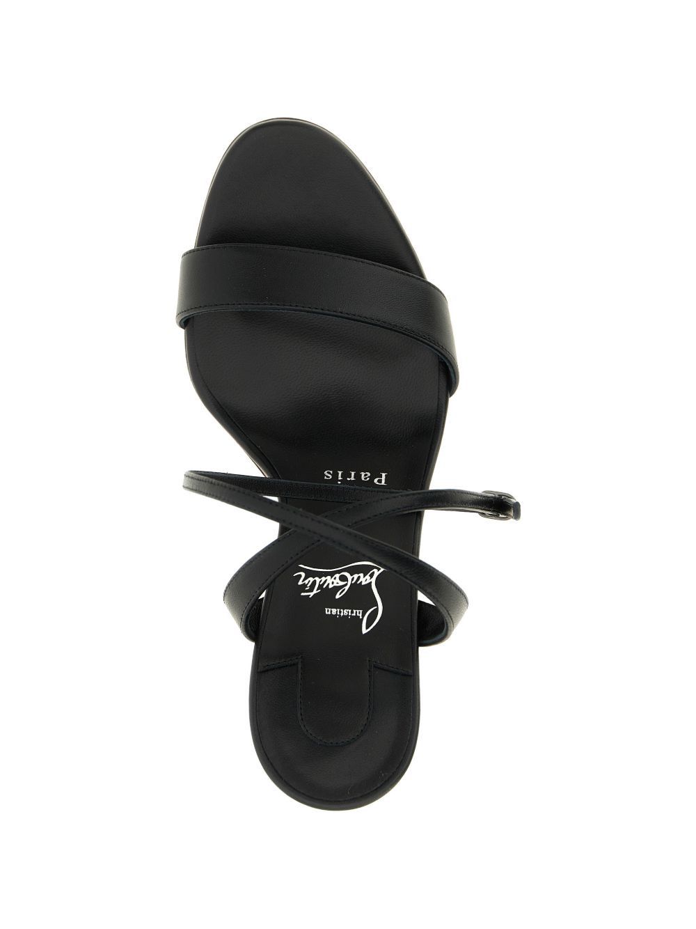 Christian Louboutin MISS Z LEATHER SANDALS Size US 10 / IT 40 - 3 Thumbnail