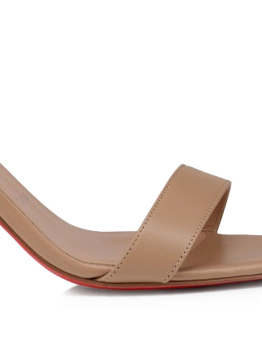 Christian Louboutin MISS Z LEATHER SANDALS Size US 8 / IT 38 - 2 Thumbnail