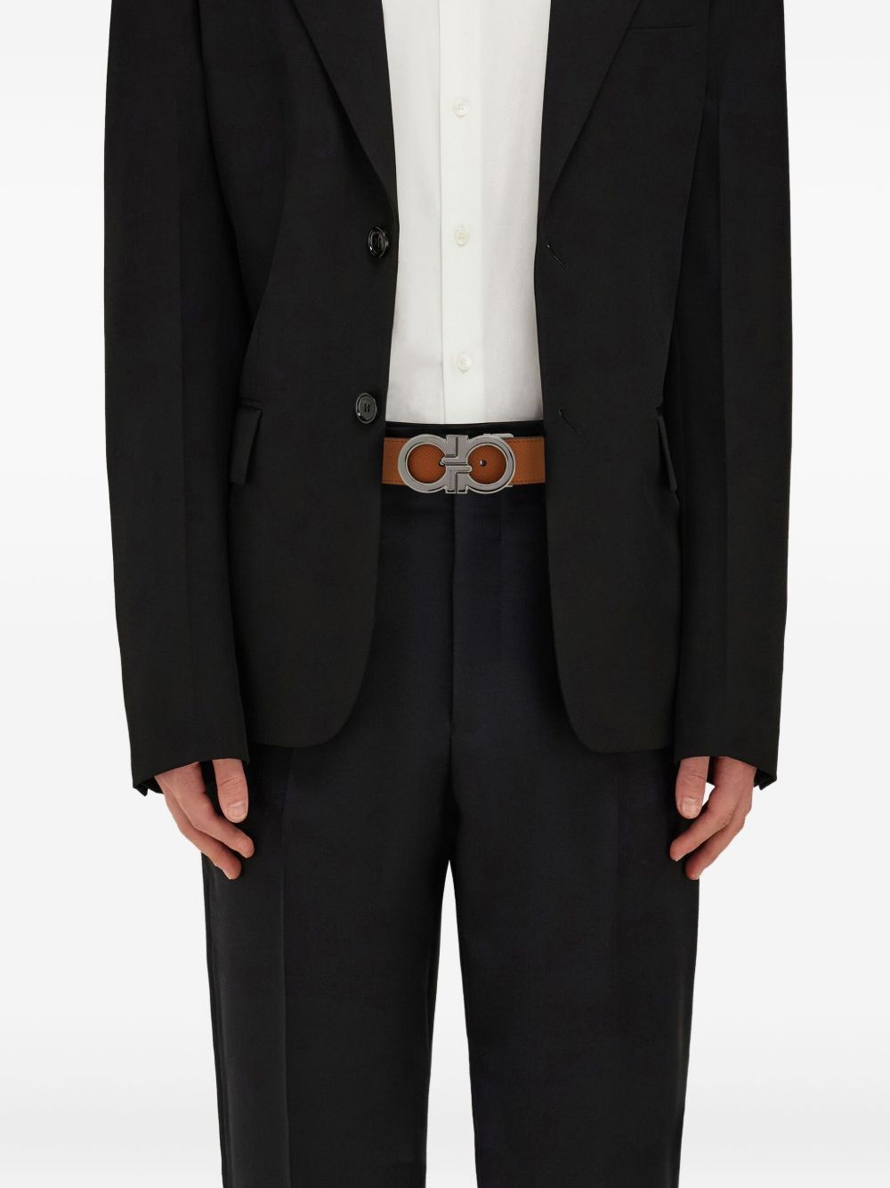 Salvatore Ferragamo GANCINI LEATHER BELT Size ONE SIZE - 2 Thumbnail