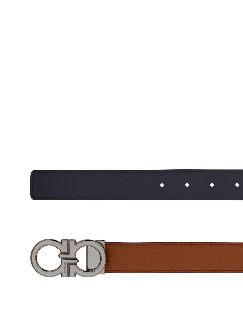 Salvatore Ferragamo GANCINI LEATHER BELT Size ONE SIZE - 3 Thumbnail