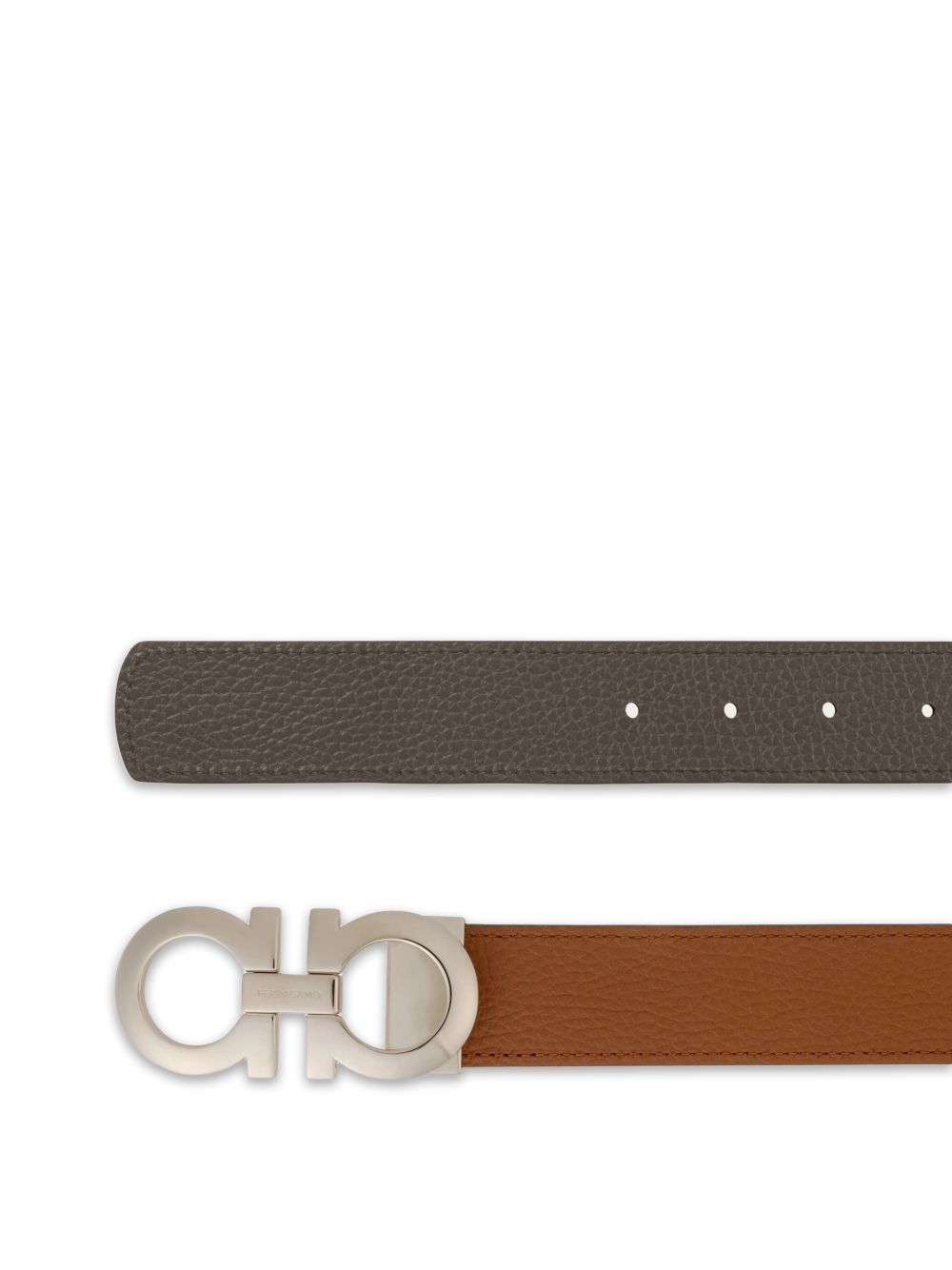Salvatore Ferragamo GANCINI LEATHER BELT Size ONE SIZE - 3 Thumbnail