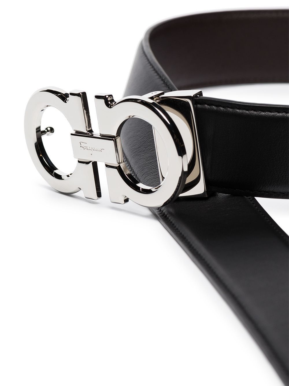 Salvatore Ferragamo GANCINI LEATHER BELT Size ONE SIZE - 3 Thumbnail