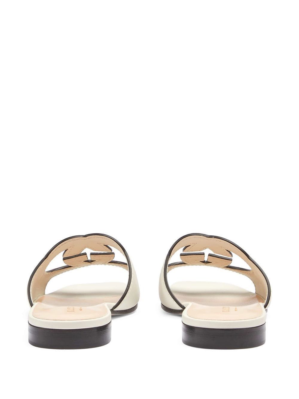 Gucci GUCCI CUT LEATHER FLAT SANDALS Size US 9.5 / IT 39.5 - 4 Thumbnail