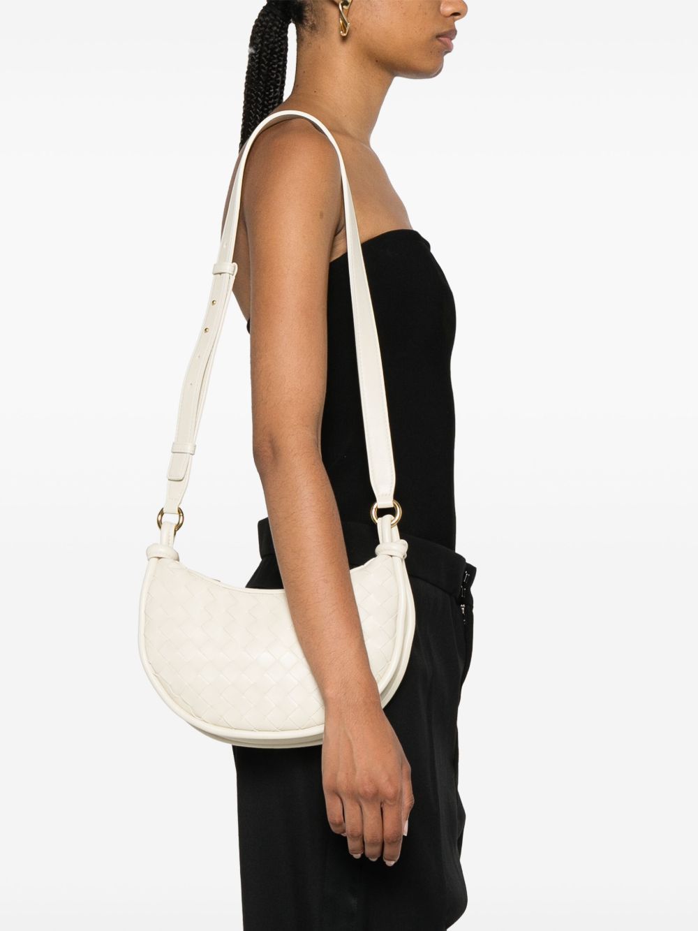 Bottega Veneta GEMELLI LEATHER SHOULDER BAG Size ONE SIZE - 5 Thumbnail