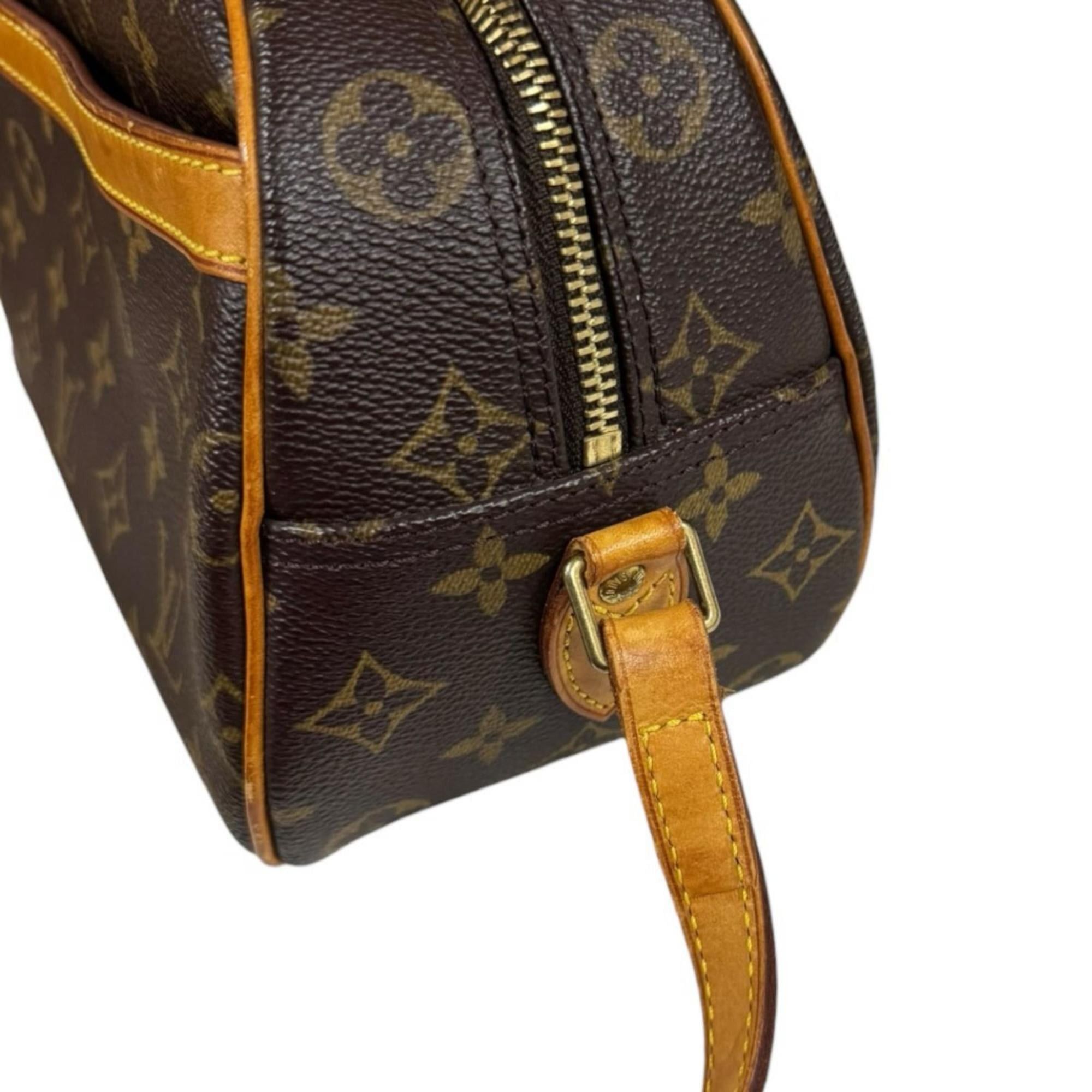 Louis Vuitton Pre-owned Louis Vuitton Blois Monogram Shoulder Bag in Canvas M51221, Brown, Women's Size ONE SIZE - 13 Thumbnail