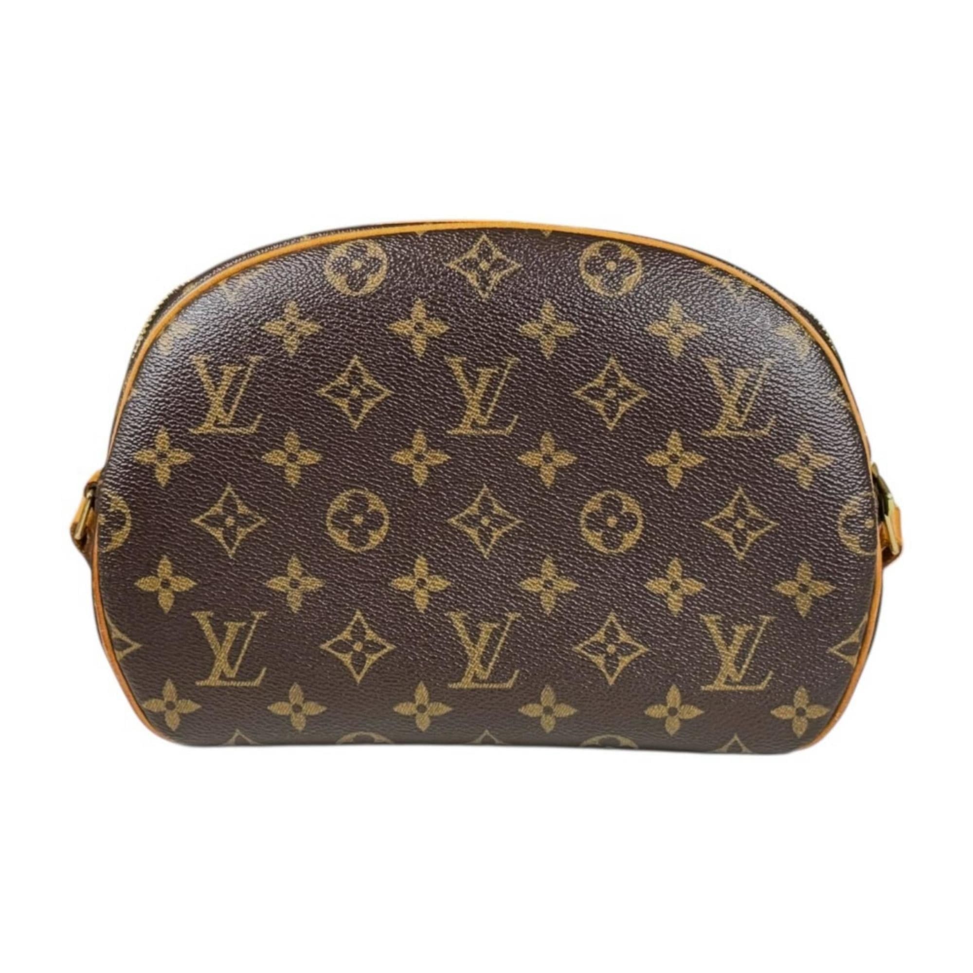 Louis Vuitton Pre-owned Louis Vuitton Blois Monogram Shoulder Bag in Canvas M51221, Brown, Women's Size ONE SIZE - 3 Thumbnail