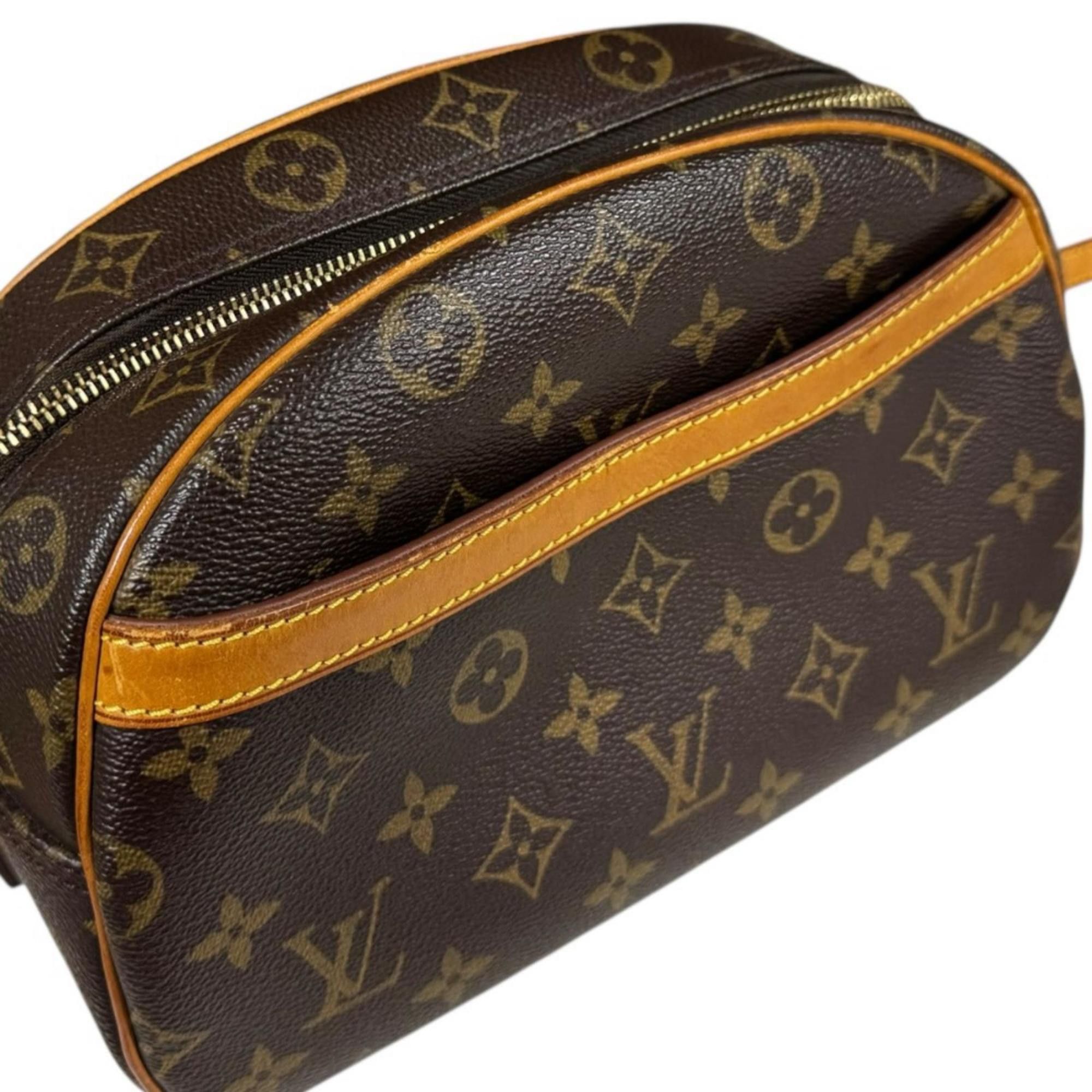 Louis Vuitton Pre-owned Louis Vuitton Blois Monogram Shoulder Bag in Canvas M51221, Brown, Women's Size ONE SIZE - 11 Thumbnail