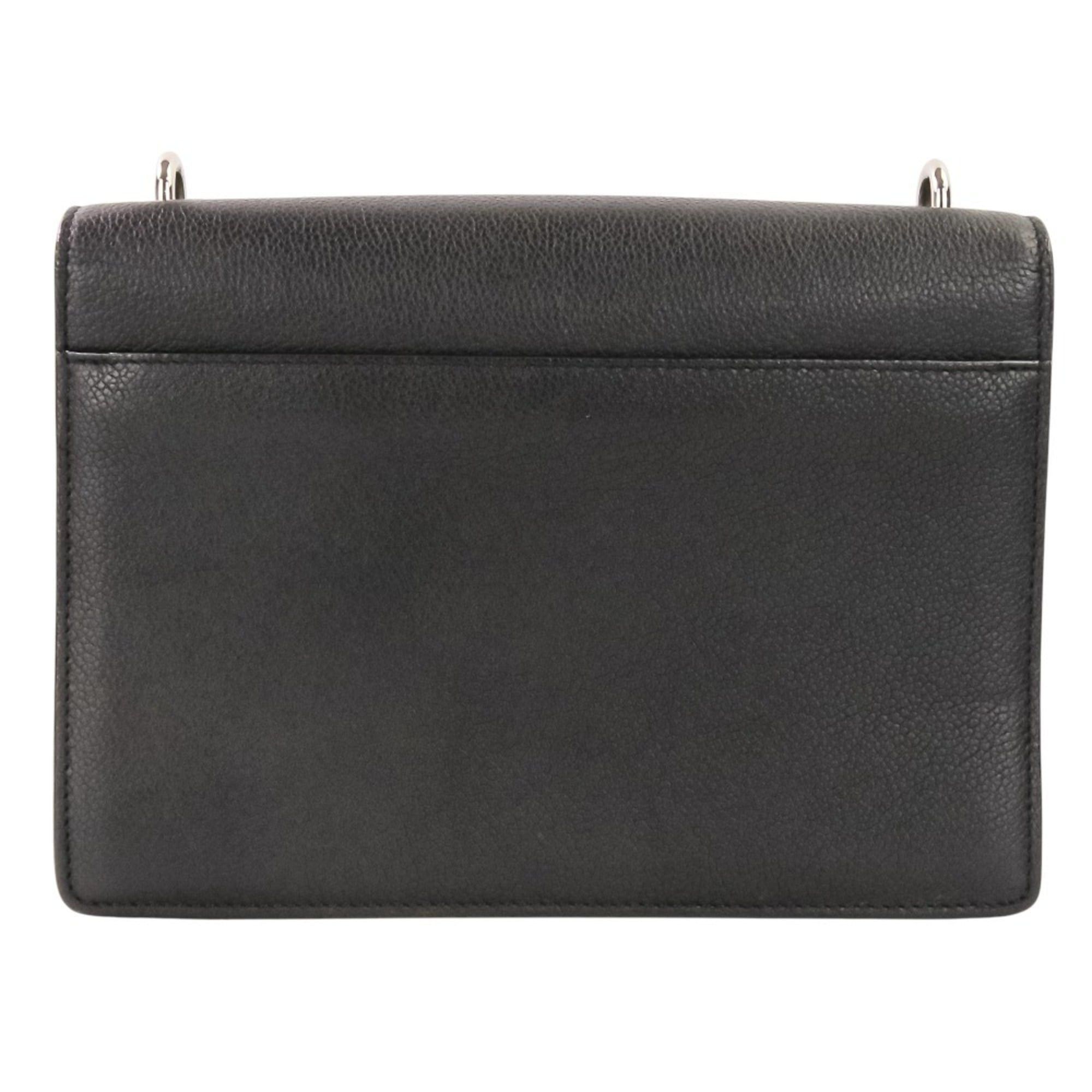 Yves Saint Laurent Yves Saint Laurent SAINT LAURENT PARIS Sunset Cassandra Flap Leather Shoulder Bag in Black for Women Size ONE SIZE - 2 Thumbnail