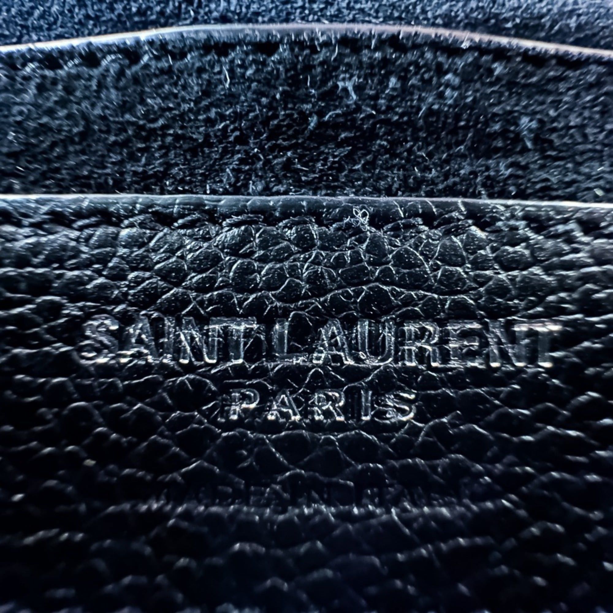Yves Saint Laurent Yves Saint Laurent SAINT LAURENT PARIS Sunset Cassandra Flap Leather Shoulder Bag in Black for Women Size ONE SIZE - 8 Thumbnail