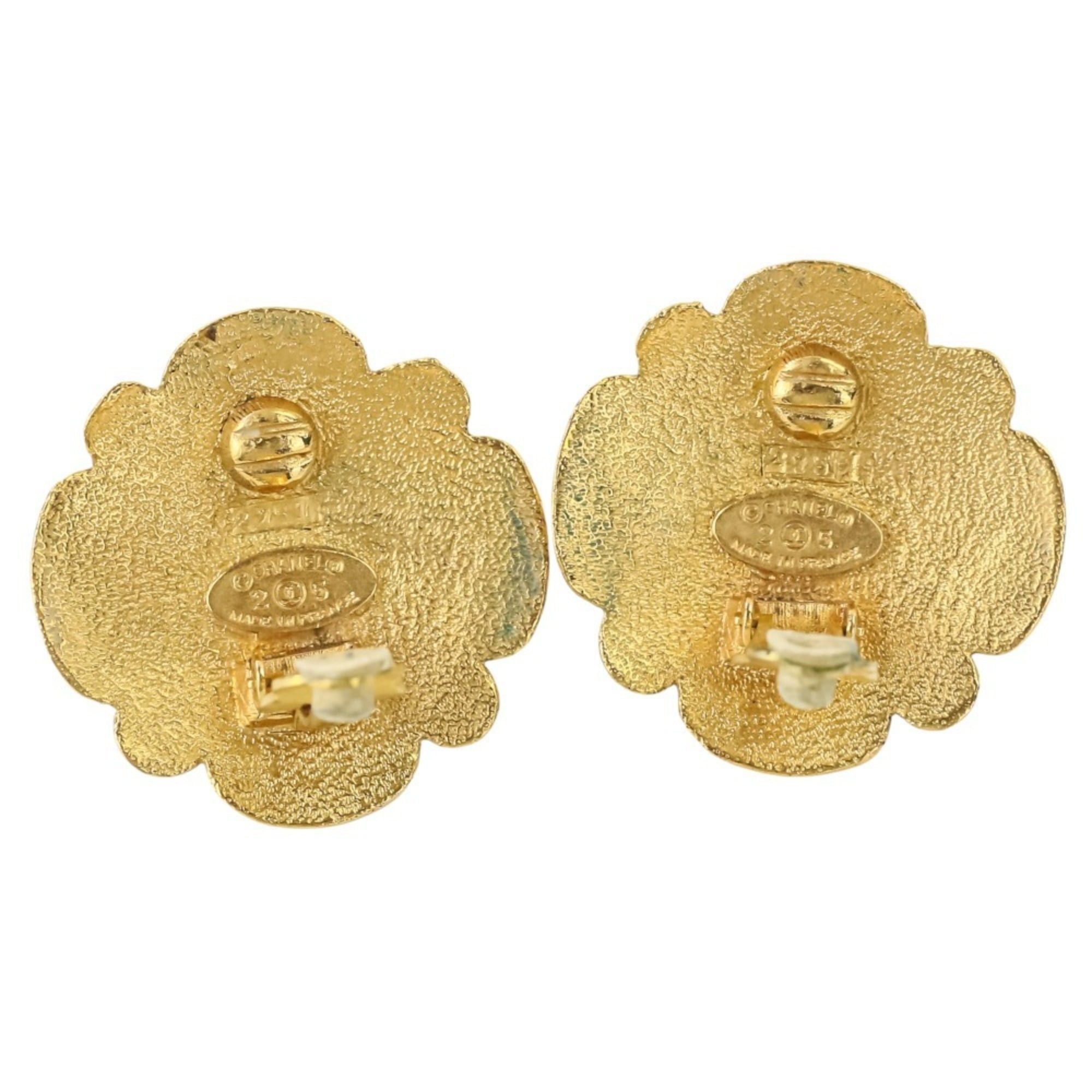 Chanel CHANEL Vintage Faux Pearl Earrings, Gold, Women's Size ONE SIZE - 8 Thumbnail
