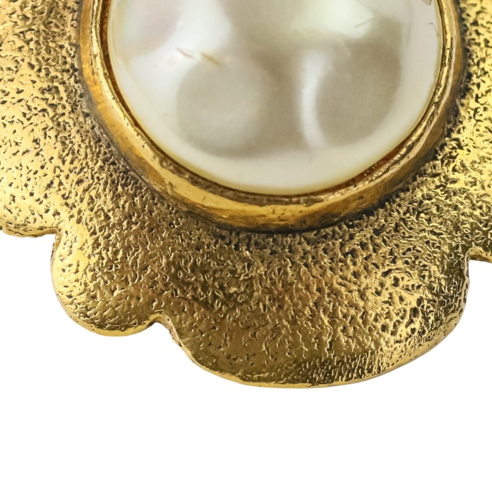 Chanel CHANEL Vintage Faux Pearl Earrings, Gold, Women's Size ONE SIZE - 13 Thumbnail