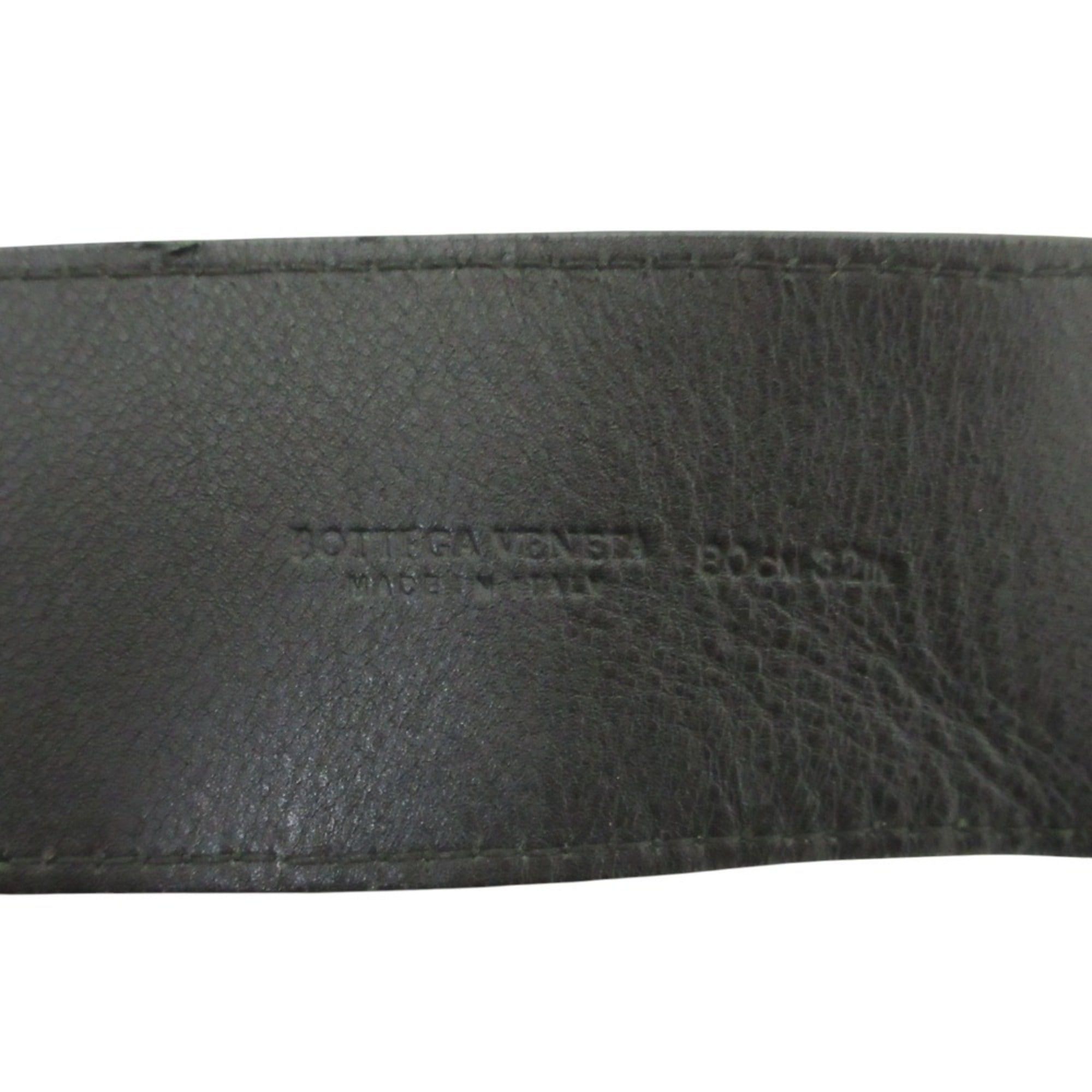 Bottega Veneta Intrecciato Leather Belt, 32 inches, 80cm 