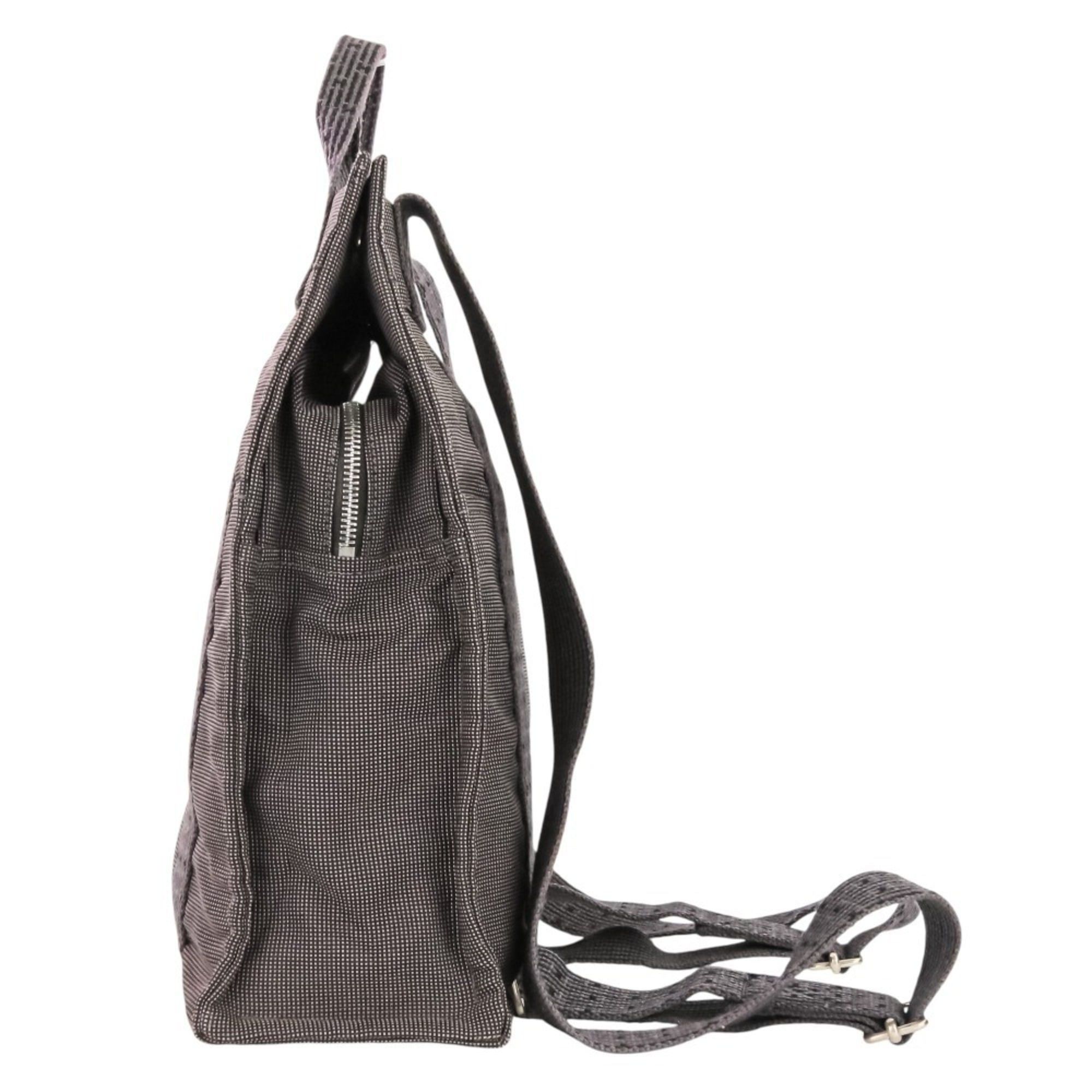 Hermes HERMES Air Line Ad MM Rucksack/Tote Bag, Gray, Women's Size ONE SIZE - 3 Thumbnail