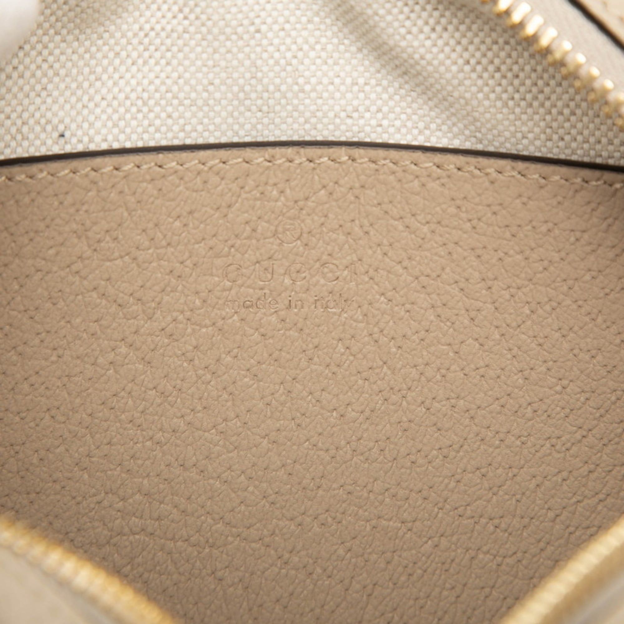 Gucci Gucci Ophidia GG Supreme Crossbody Shoulder Bag/Mini Bag 517350 Beige Leather Women's GUCCI Size ONE SIZE - 5 Thumbnail