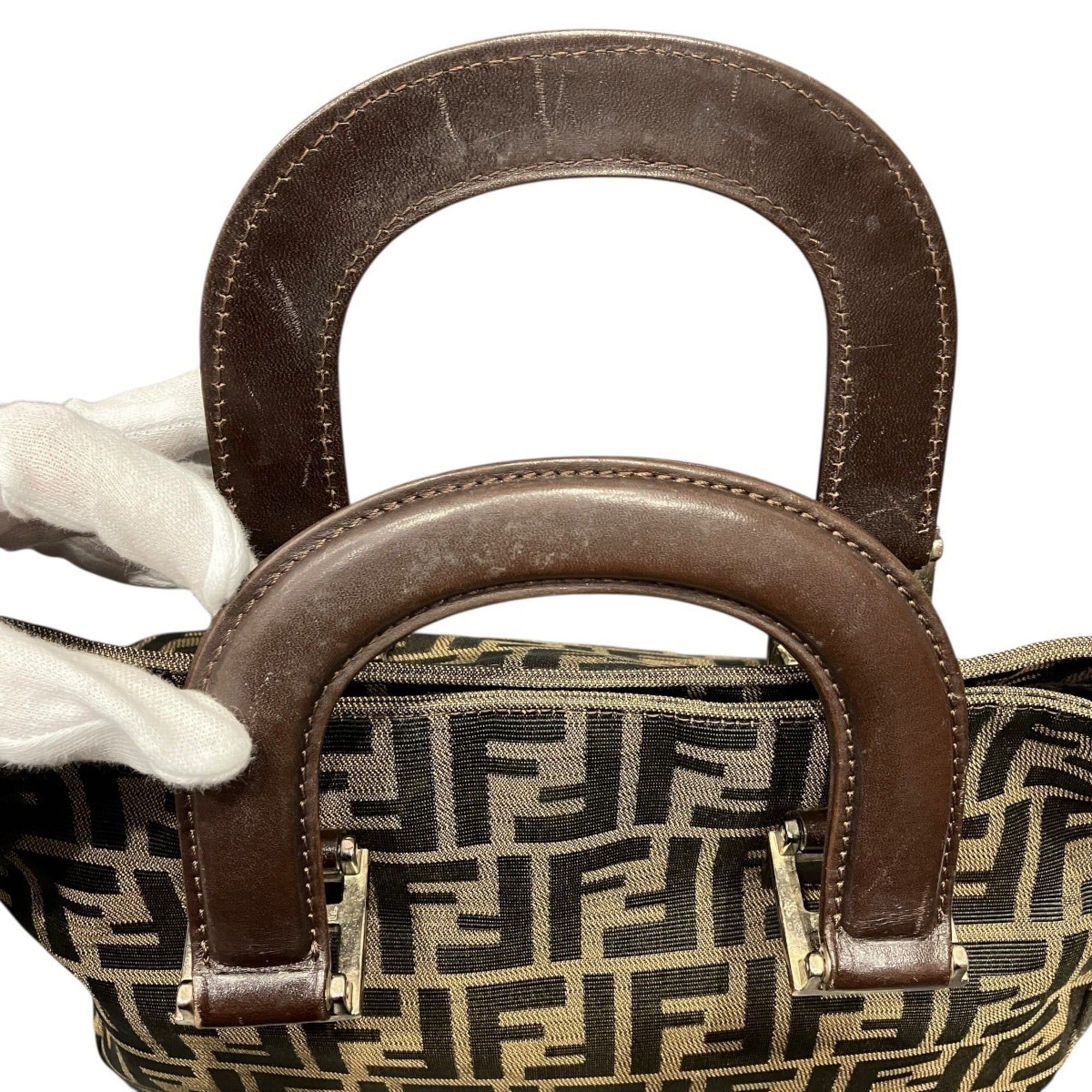 Fendi Fendi handbag nylon and leather free shipping Size ONE SIZE - 6 Thumbnail
