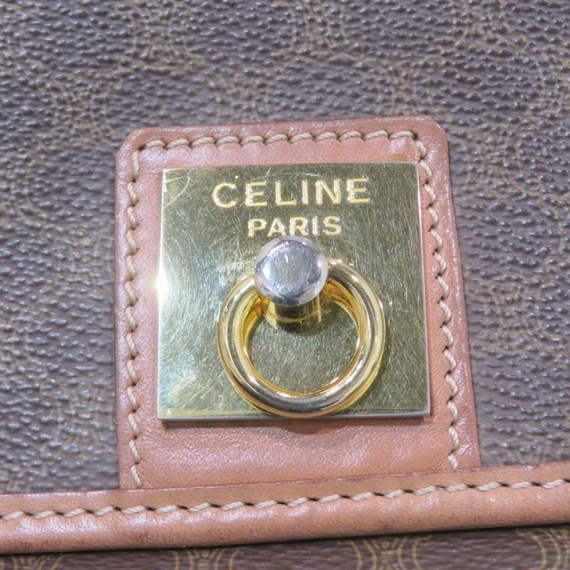 Celine Celine Shoulder Bag in Macadam Leather - Free Shipping Size ONE SIZE - 9 Thumbnail