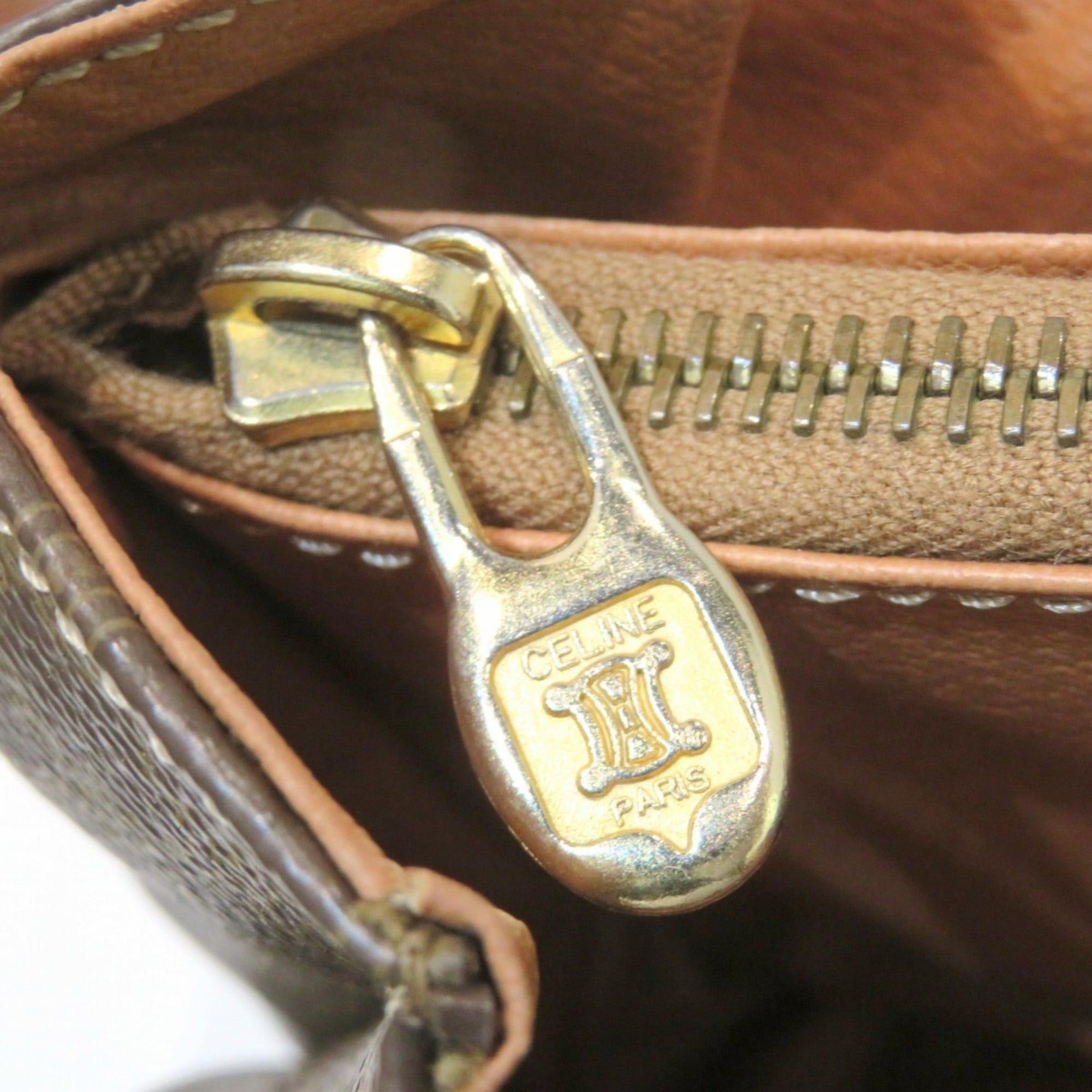 Celine Celine Shoulder Bag in Macadam Leather - Free Shipping Size ONE SIZE - 8 Thumbnail