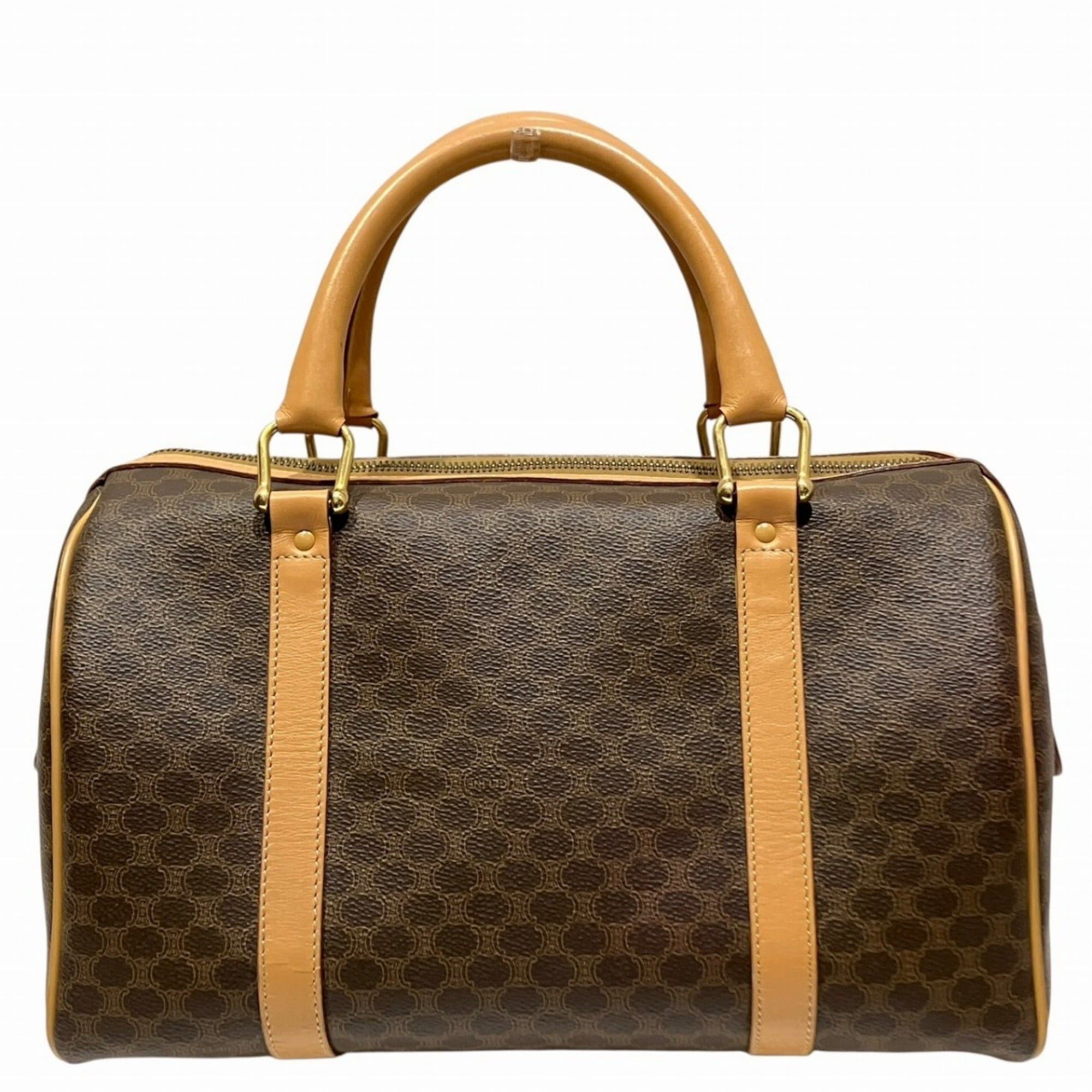 Celine Celine Boston Bag in Macadam Leather - Free Shipping Size ONE SIZE - 2 Thumbnail