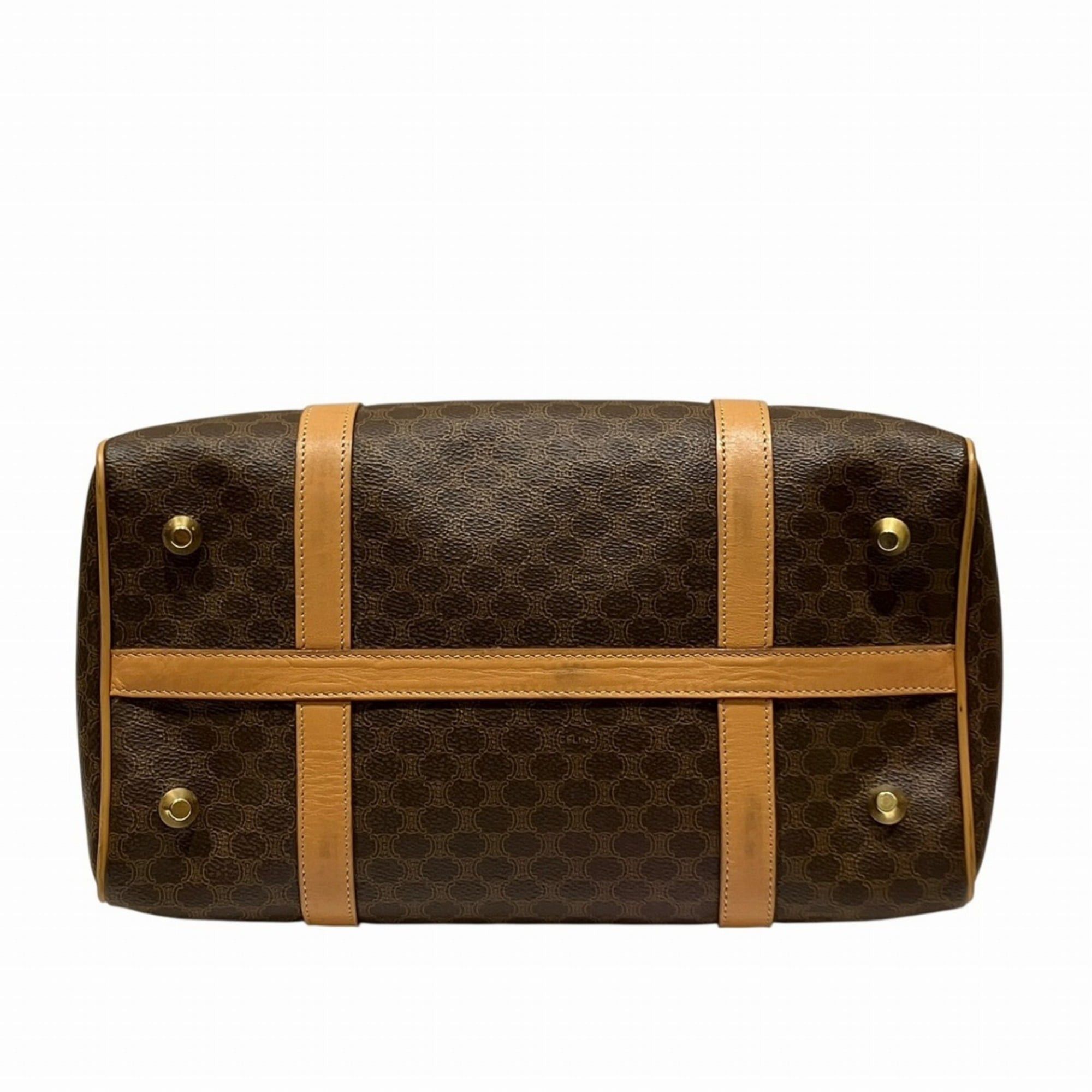 Celine Celine Boston Bag in Macadam Leather - Free Shipping Size ONE SIZE - 3 Thumbnail