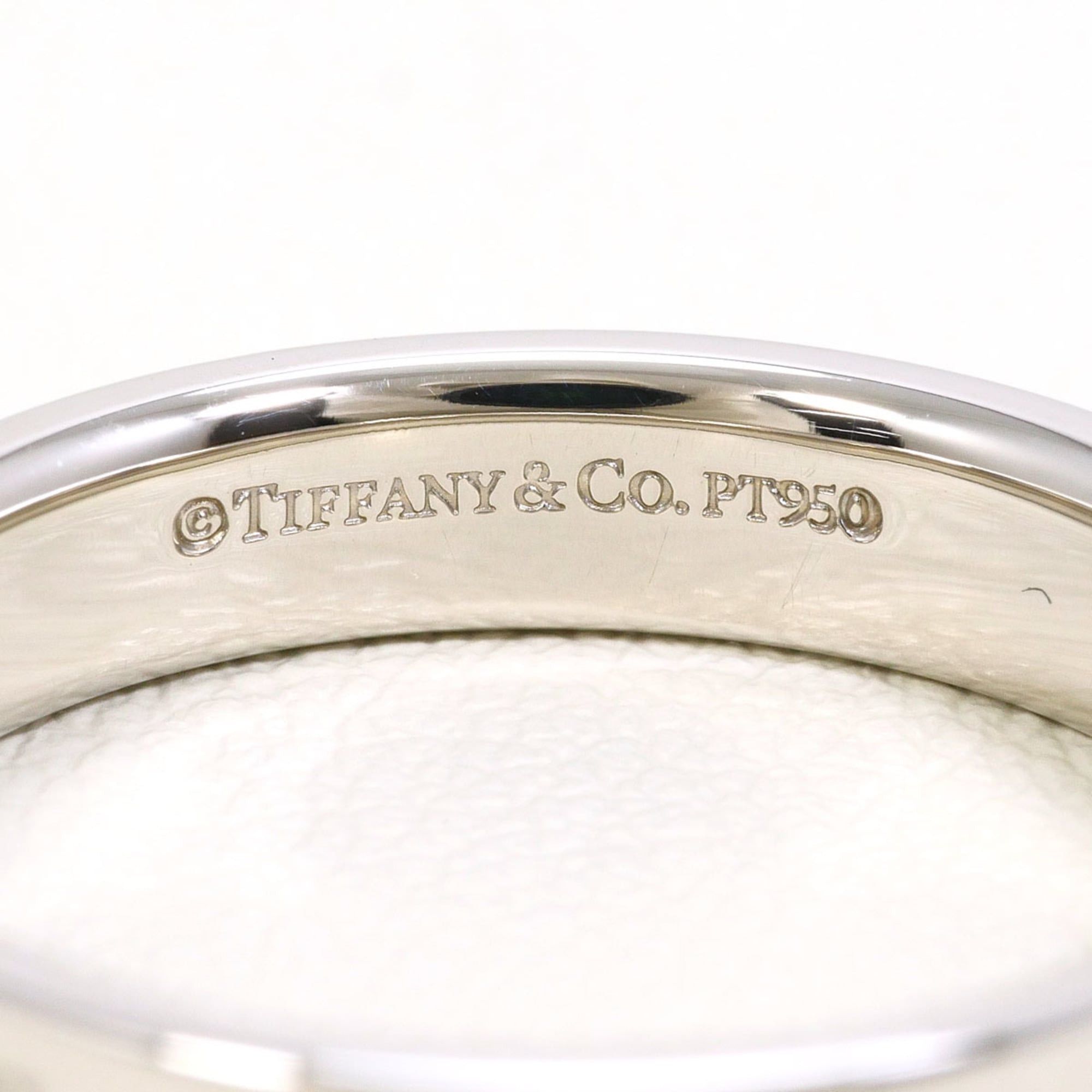 Tiffany & Co. Tiffany & Co. Curved Band PT950 Platinum Ring, 1 Piece, Total Weight: Approximately 7.2g, Jewelry, Like New, Free Shipping, Gift Wrapping Size ONE SIZE - 4 Thumbnail