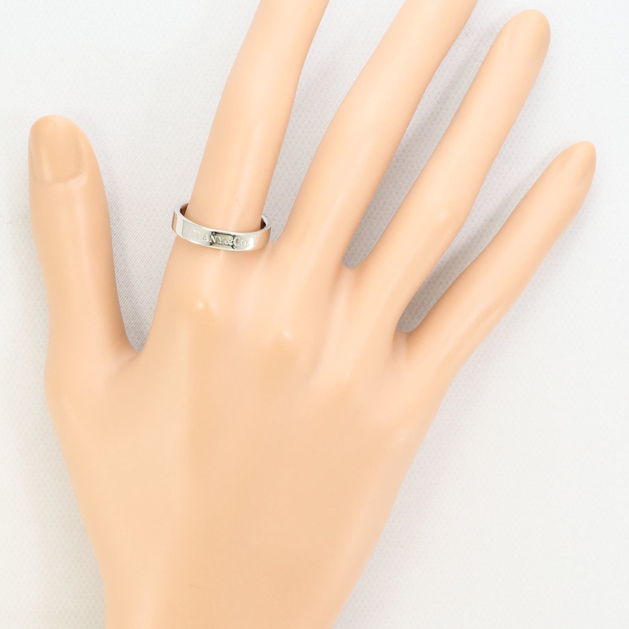 Tiffany & Co. Tiffany & Co. Curved Band PT950 Platinum Ring, 1 Piece, Total Weight: Approximately 7.2g, Jewelry, Like New, Free Shipping, Gift Wrapping Size ONE SIZE - 5 Thumbnail