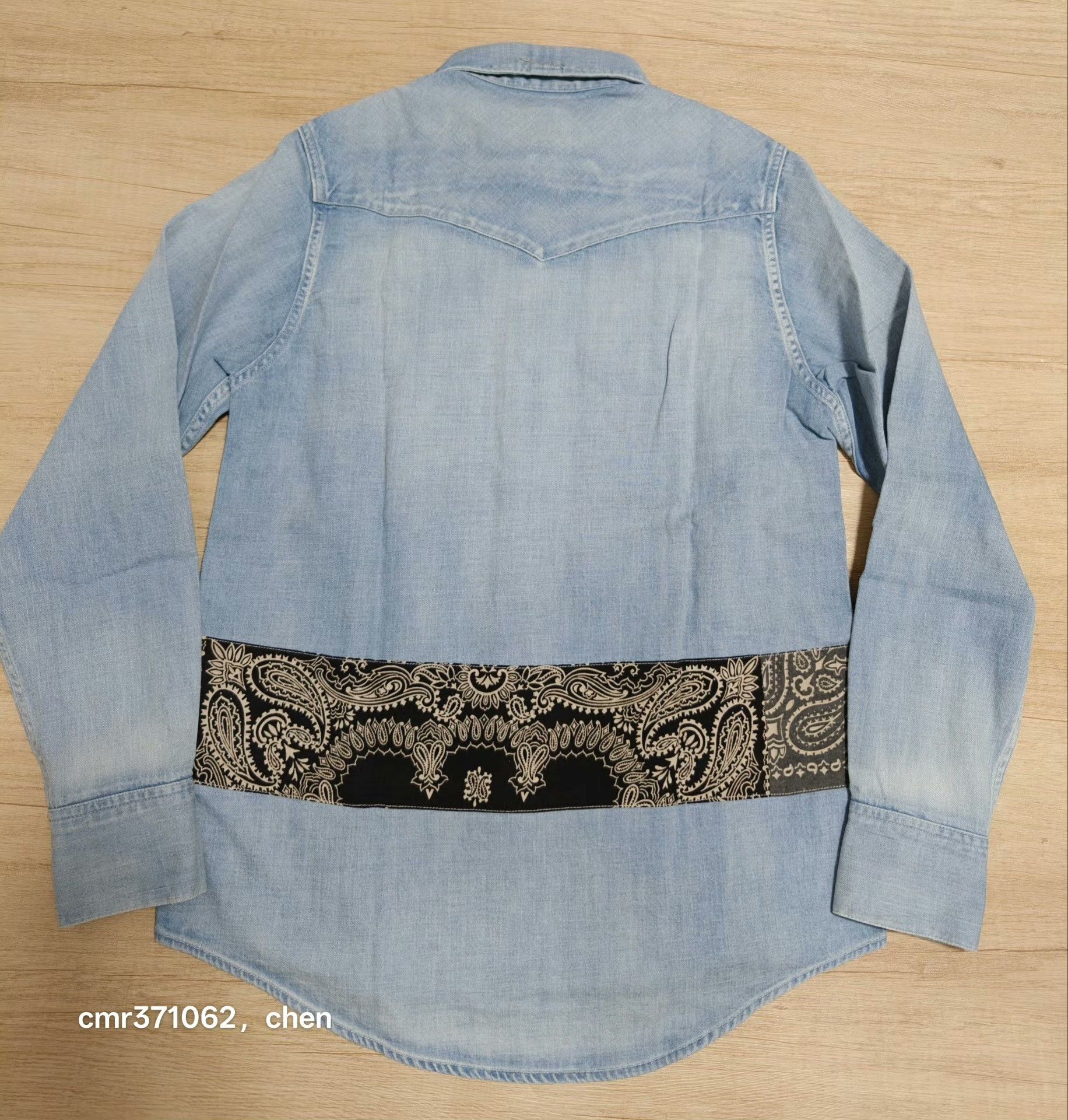 Visvim visvim 18SS Bandana Border Denim Shirt Size US S / EU 44-46 / 1 - 4 Thumbnail
