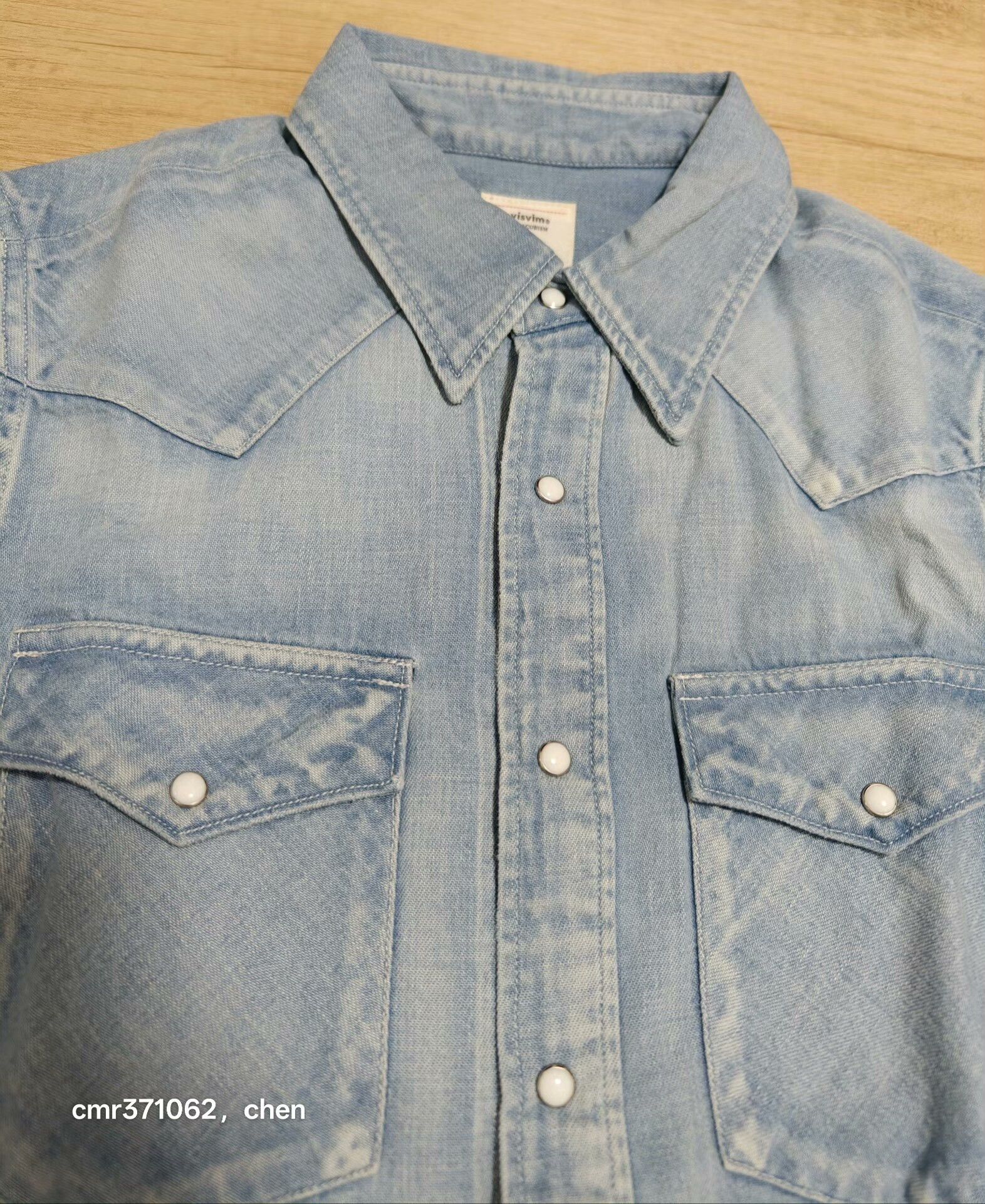 Visvim visvim 18SS Bandana Border Denim Shirt Size US S / EU 44-46 / 1 - 5 Thumbnail