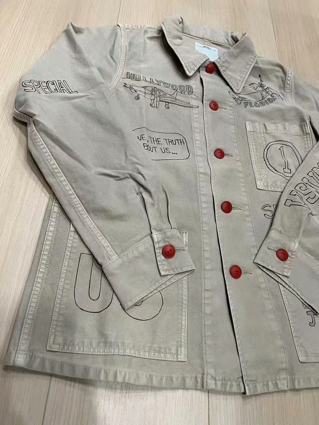 Visvim visvim 15AW Travail Coverall Sketches Size US 26 / EU 42 - 5 Thumbnail