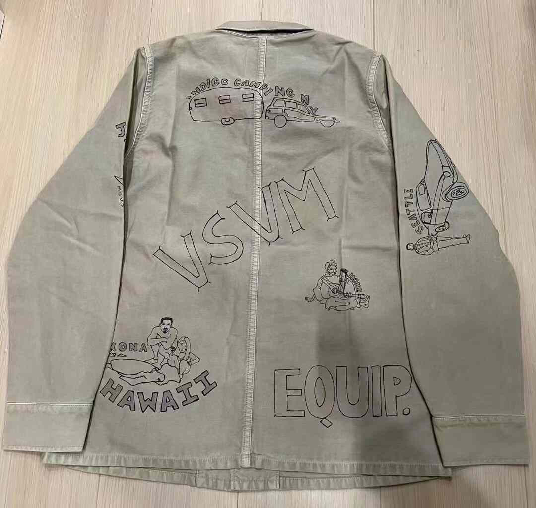 Visvim visvim 15AW Travail Coverall Sketches Size US 26 / EU 42 - 4 Thumbnail