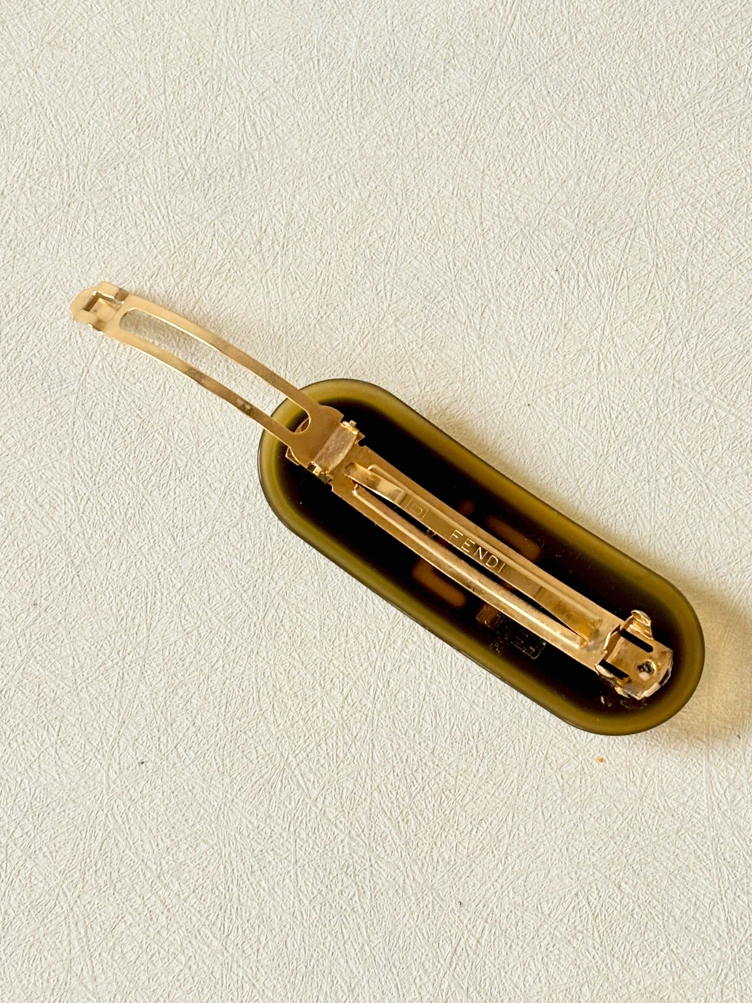 Fendi Barrette Logo Size ONE SIZE - 5 Thumbnail