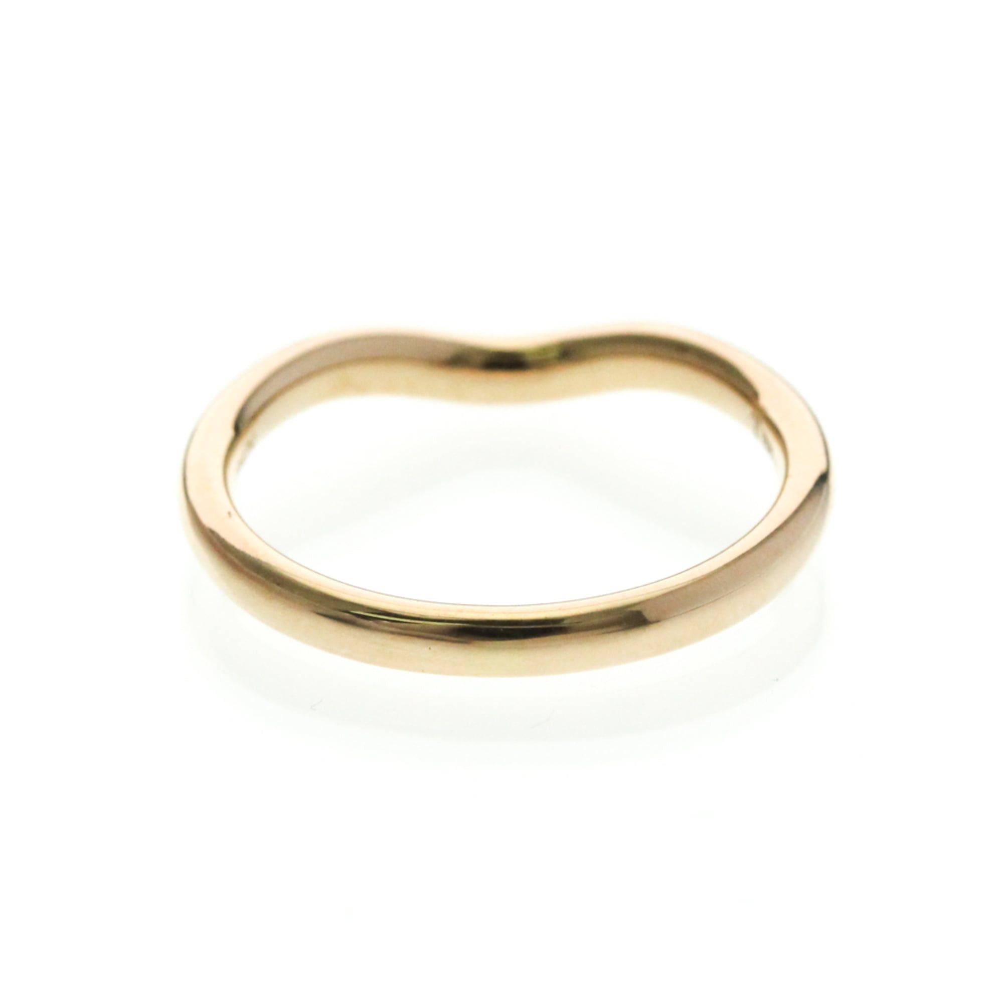 Tiffany & Co. Tiffany Curved Band Ring With 3 Diamonds Pink Gold (18K) Fashion Diamond Band Ring Pink Gold Size ONE SIZE - 3 Thumbnail