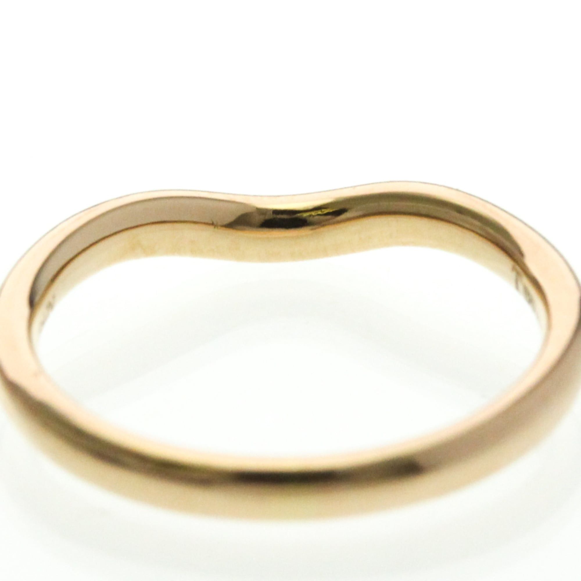 Tiffany & Co. Tiffany Curved Band Ring With 3 Diamonds Pink Gold (18K) Fashion Diamond Band Ring Pink Gold Size ONE SIZE - 7 Thumbnail