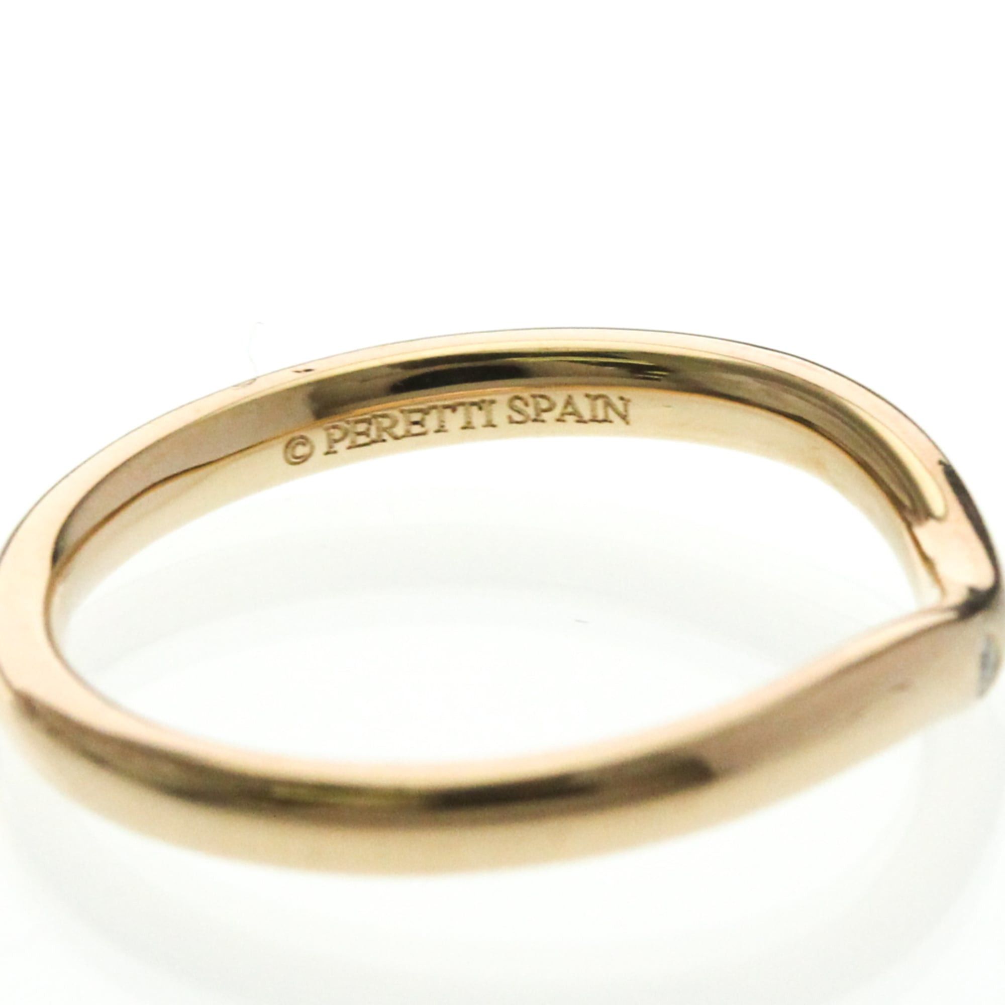 Tiffany & Co. Tiffany Curved Band Ring With 3 Diamonds Pink Gold (18K) Fashion Diamond Band Ring Pink Gold Size ONE SIZE - 8 Thumbnail