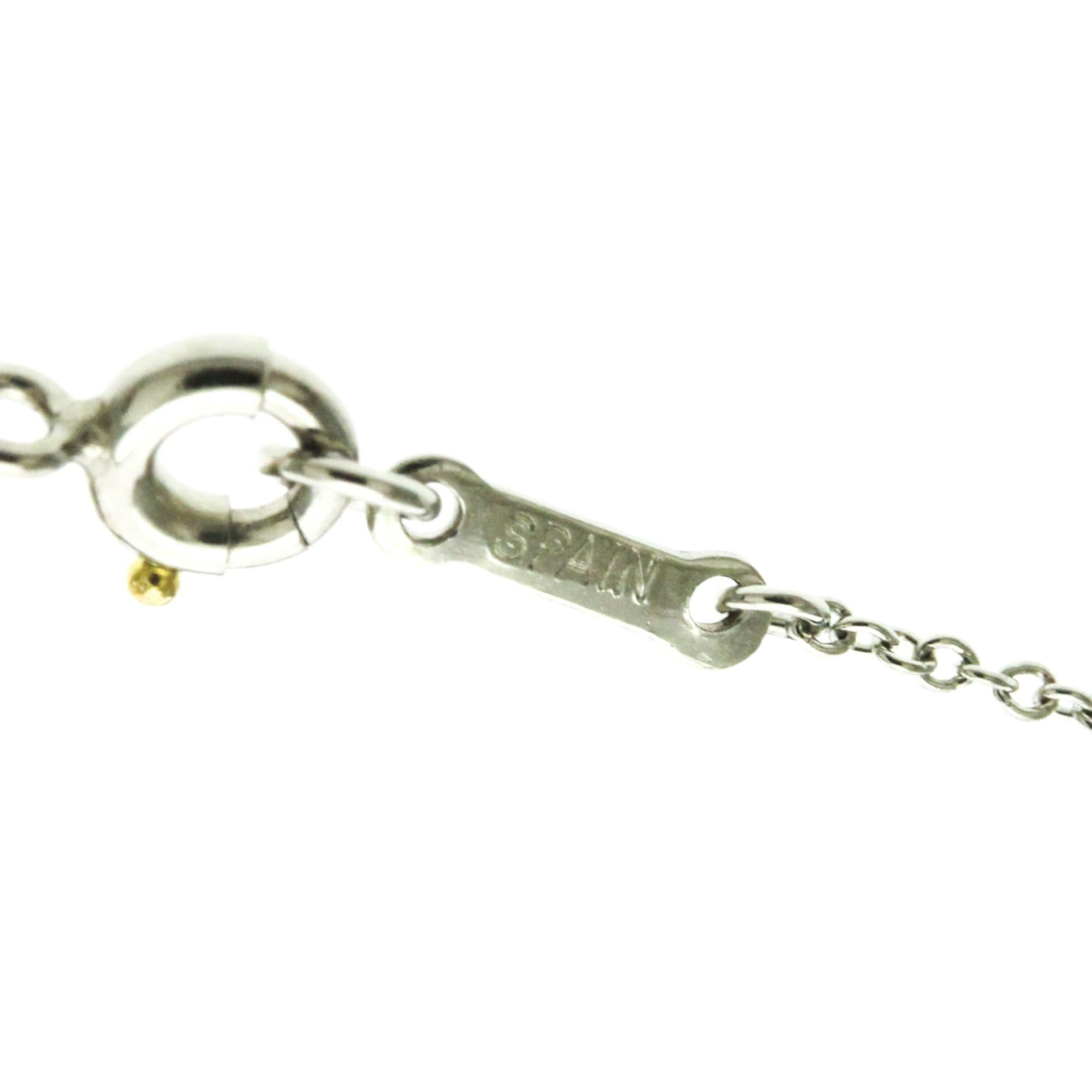 Tiffany & Co. Tiffany Open Heart Platinum No Stone Men,Women Fashion Pendant Necklace (Silver) Size ONE SIZE - 9 Thumbnail