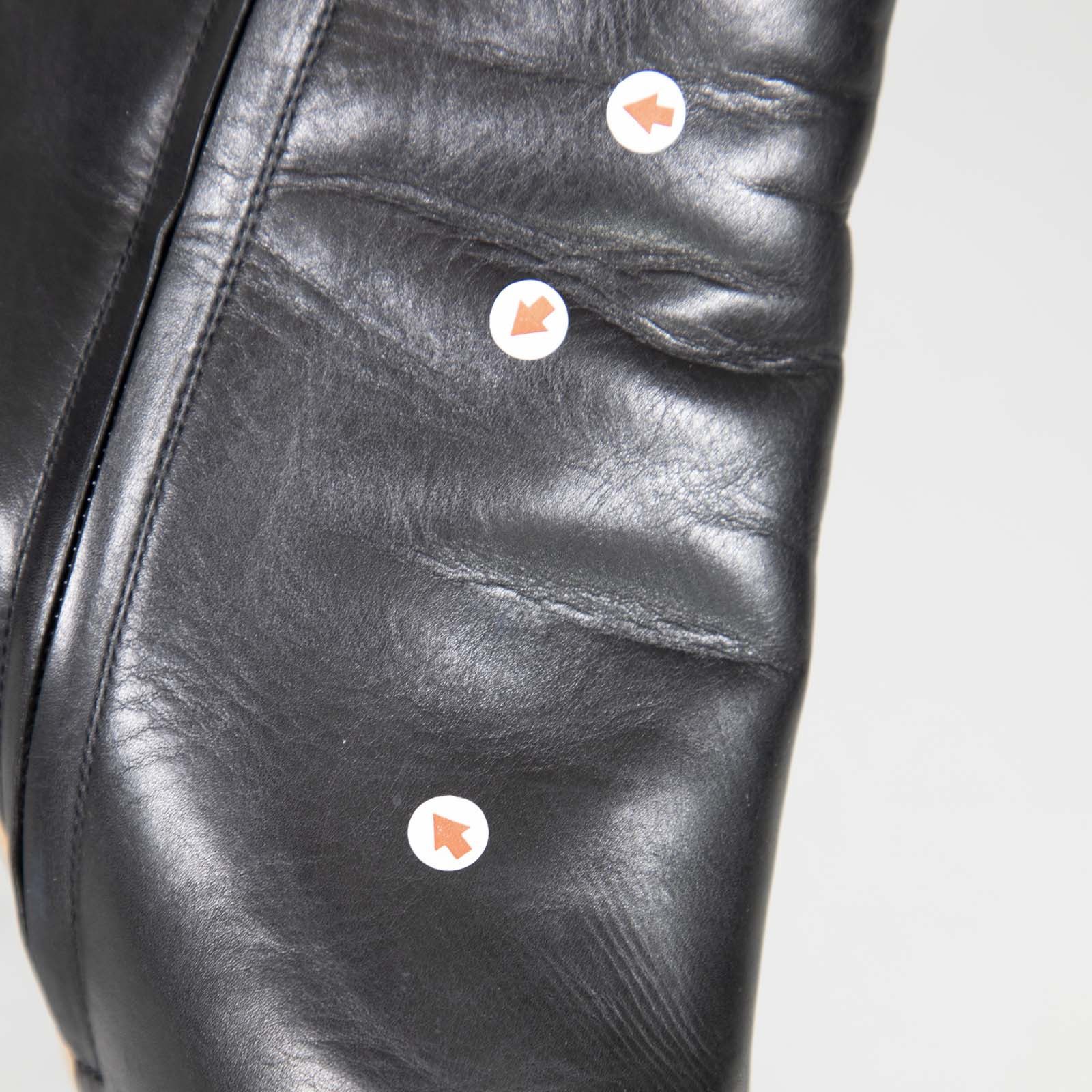 Dior Black Leather Zip Ankle Boots Size US 6.5 / IT 36.5 - 10 Thumbnail