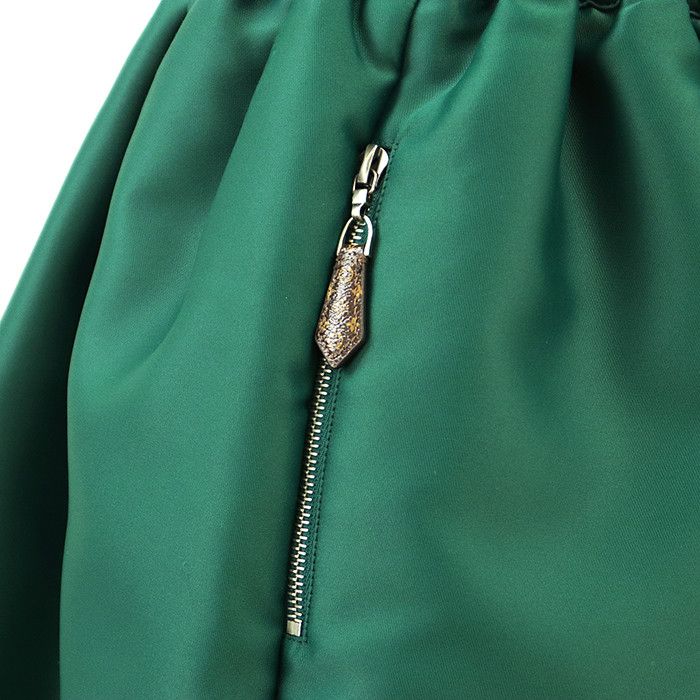 Louis Vuitton Louis Vuitton Louis Vuitton V Logo Patch & Embroidery Technical Jersey Silk Blend Skirt Textile Skirts DUTY FREE for USA Size ONE SIZE - 6 Thumbnail