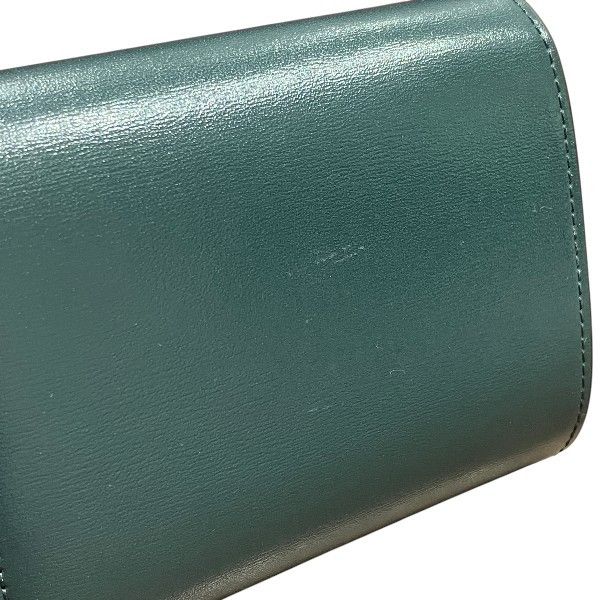 Celine Celine Celine Triomphe Small Flap Calf Leather Wallet Leather Short Wallet 10D783DPU31AN DUTY FREE for USA Size ONE SIZE - 6 Thumbnail