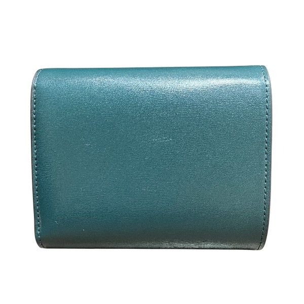 Celine Celine Celine Triomphe Small Flap Calf Leather Wallet Leather Short Wallet 10D783DPU31AN DUTY FREE for USA Size ONE SIZE - 2 Thumbnail