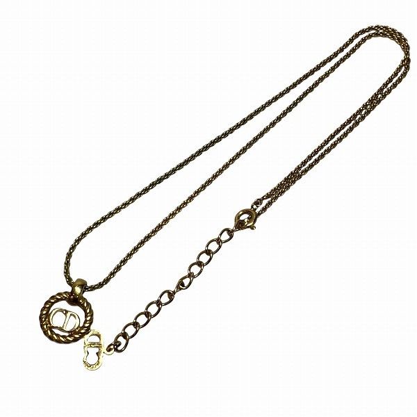 Dior Dior Dior CD Logo Necklace Metal Necklace DUTY FREE for USA Size ONE SIZE - 3 Thumbnail
